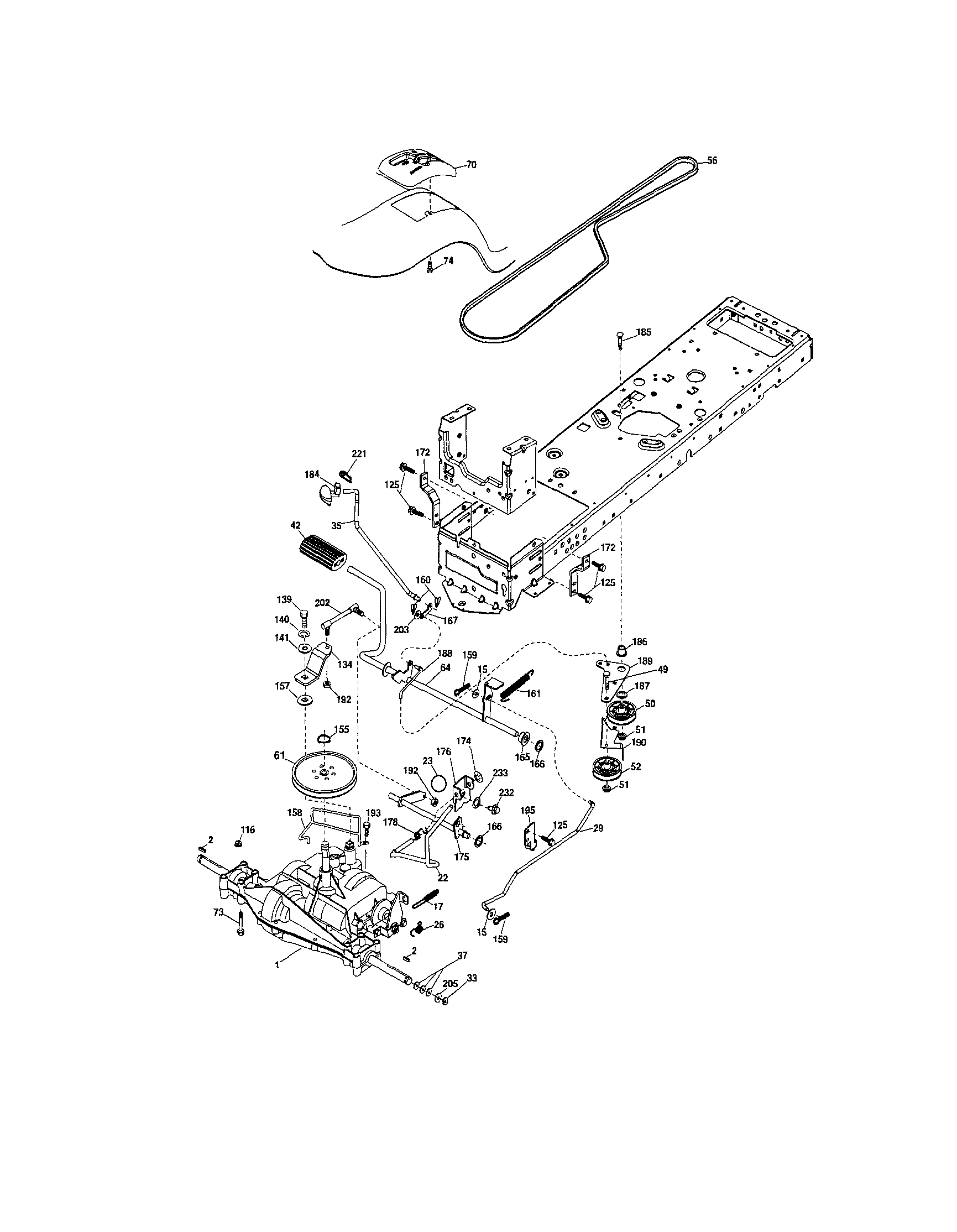 Craftsman 917288130 ground drive diagram