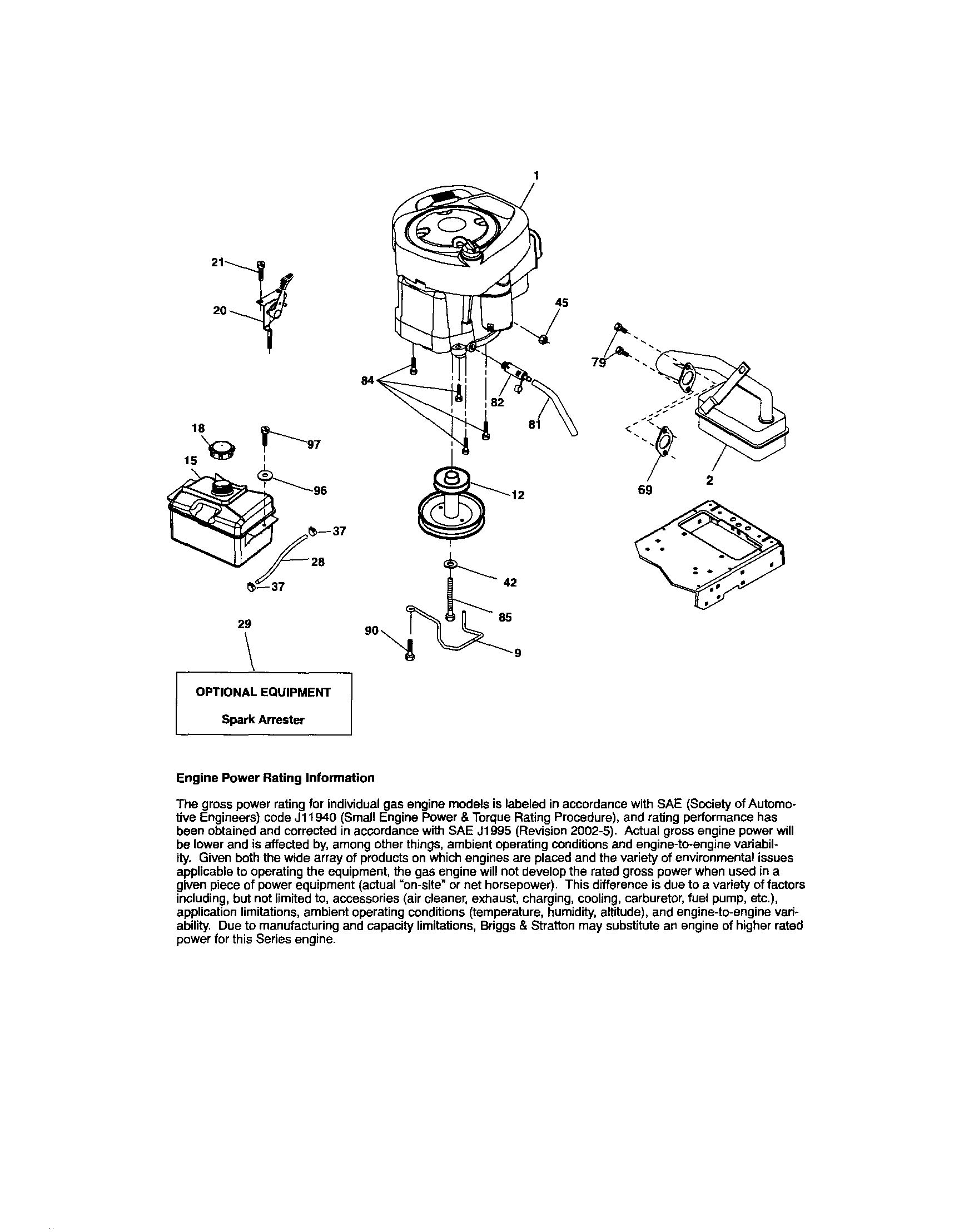 Craftsman 917288130 engine diagram