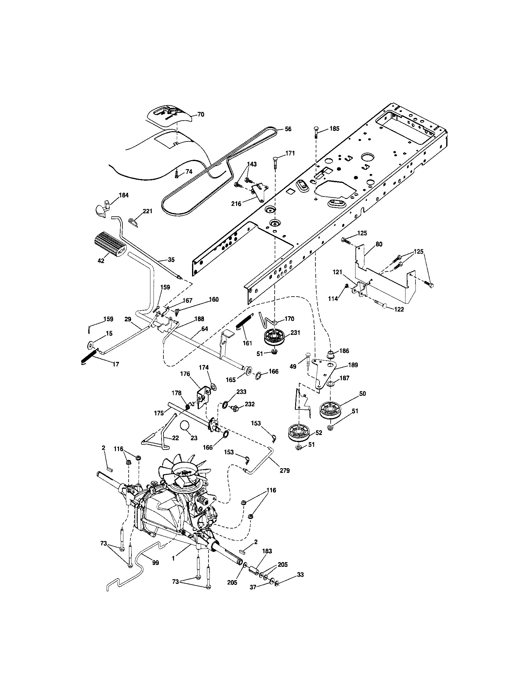 Craftsman 917288122 ground drive diagram