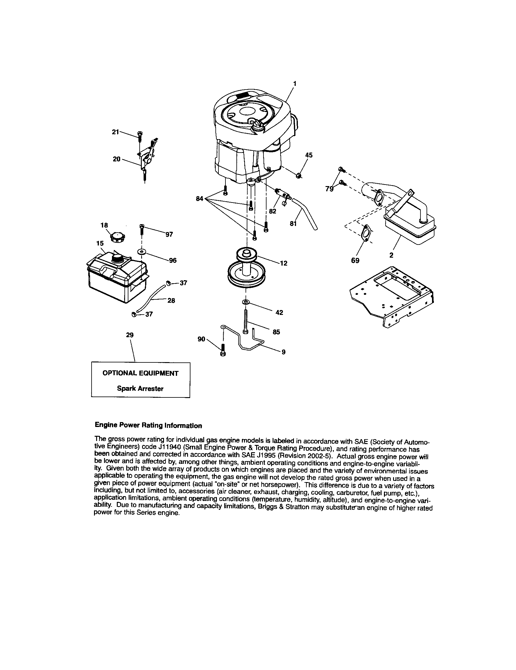 Craftsman 917288132 engine diagram