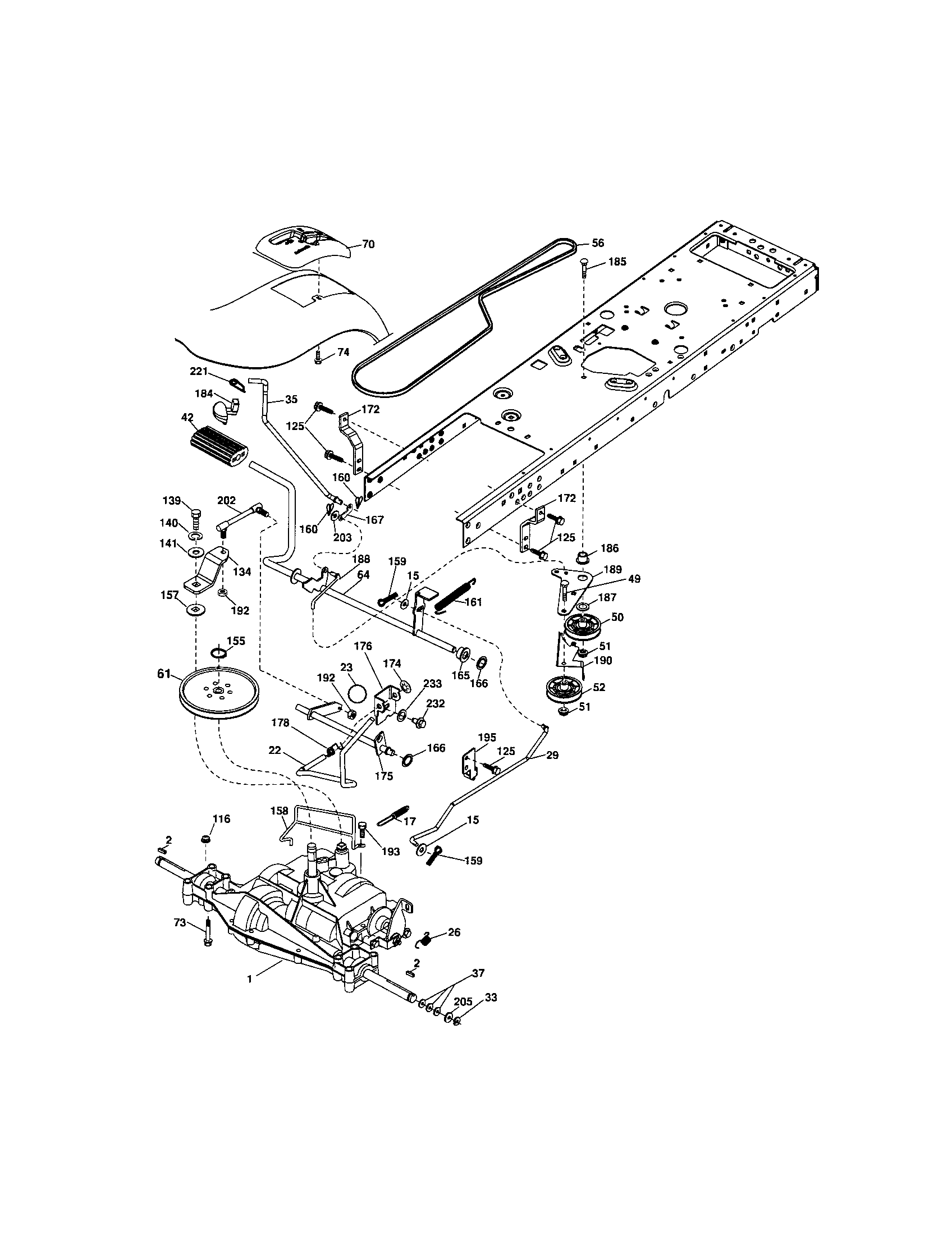 Craftsman 917288210 ground drive diagram