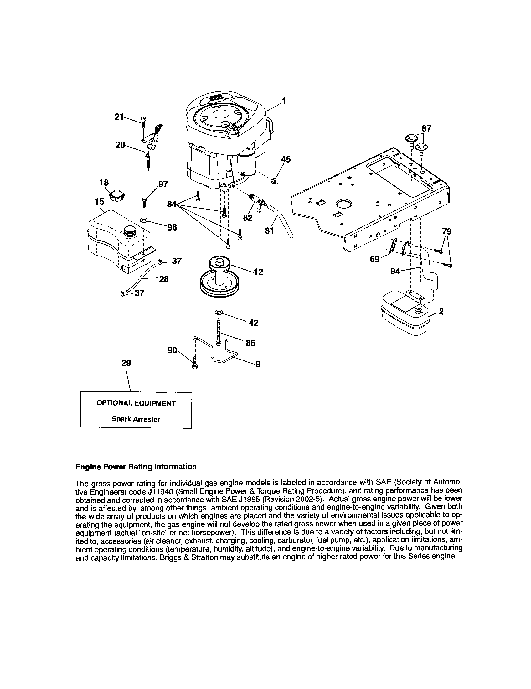 Craftsman 917288211 engine diagram