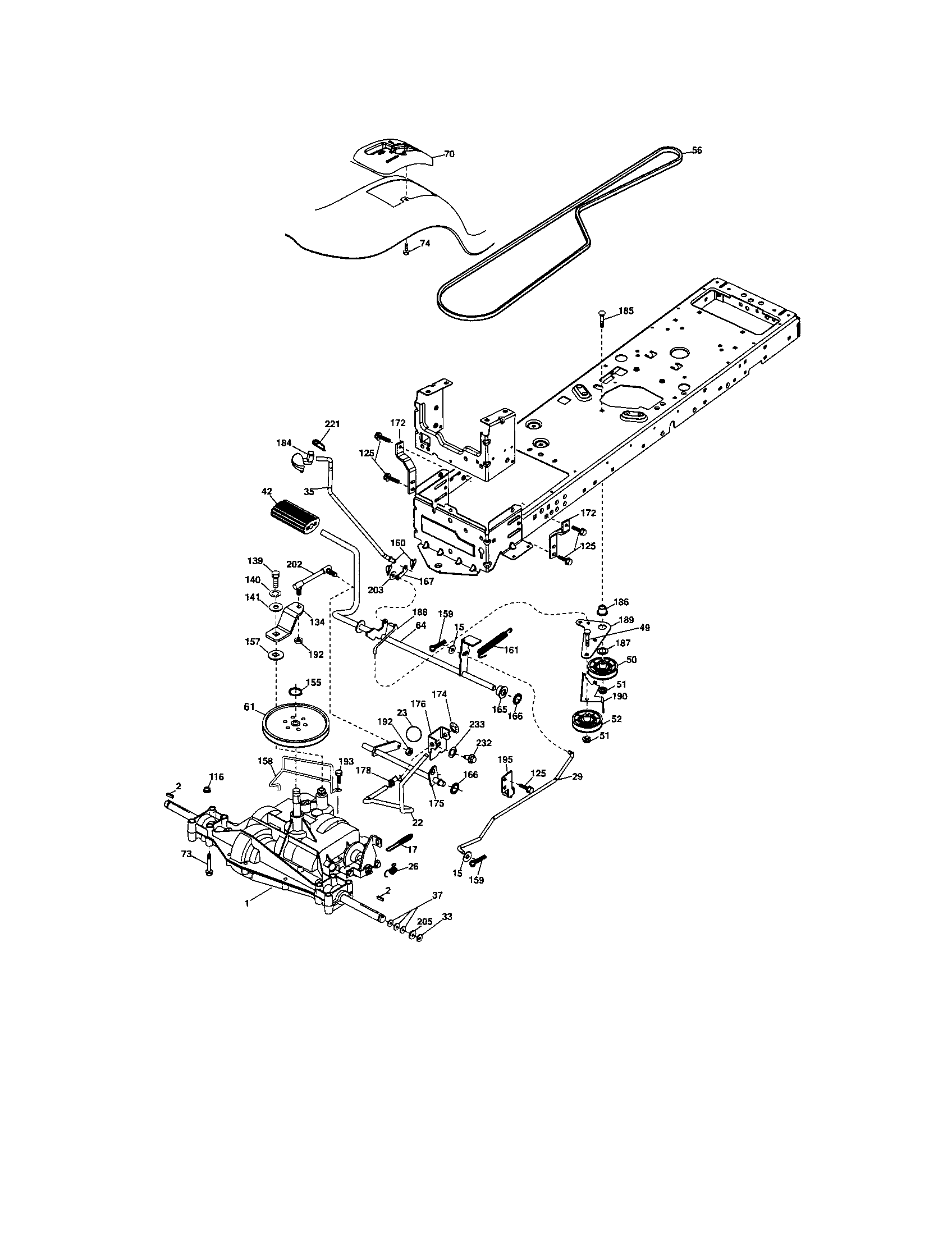 Craftsman 917288251 ground drive diagram