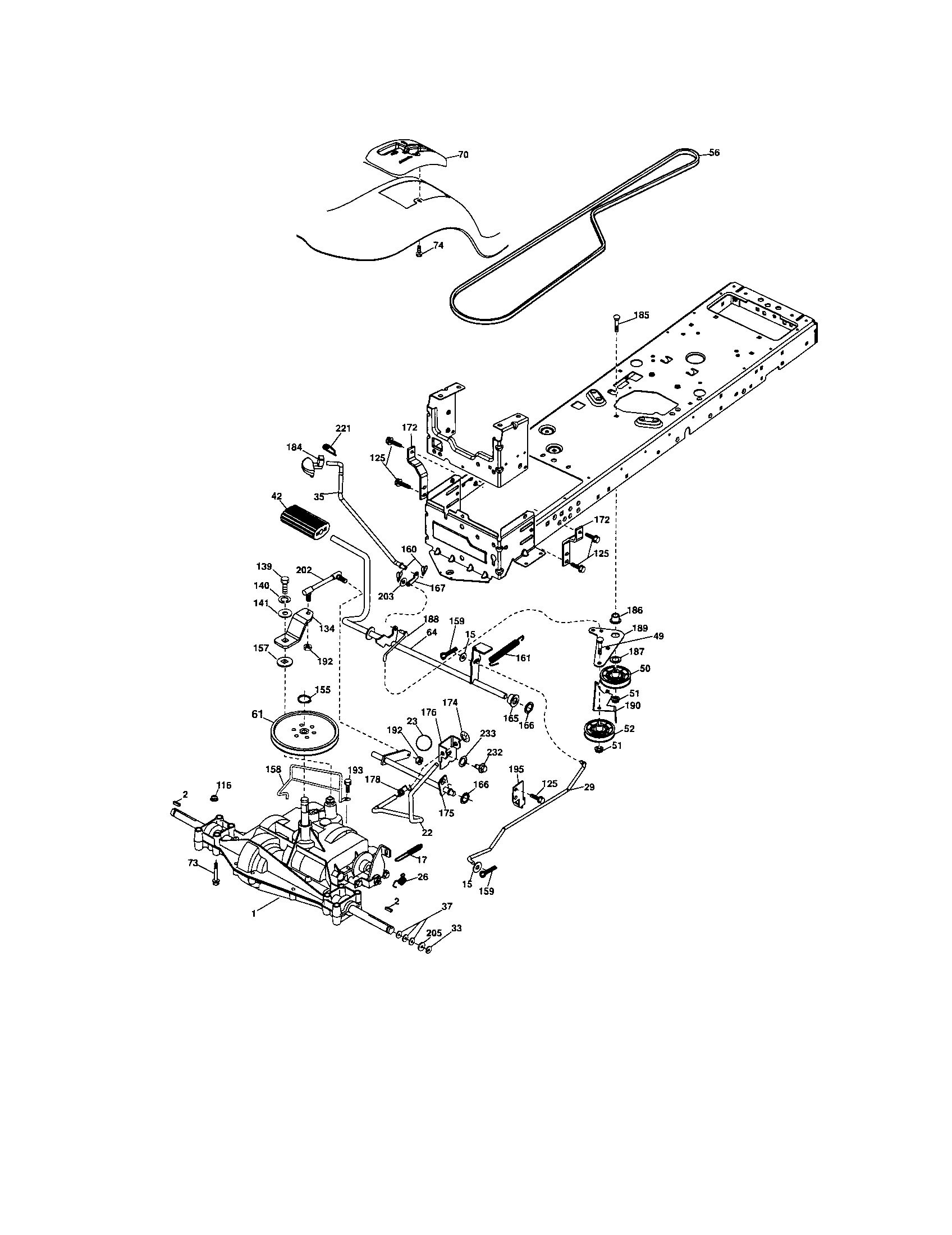 Craftsman 917288252 ground drive diagram