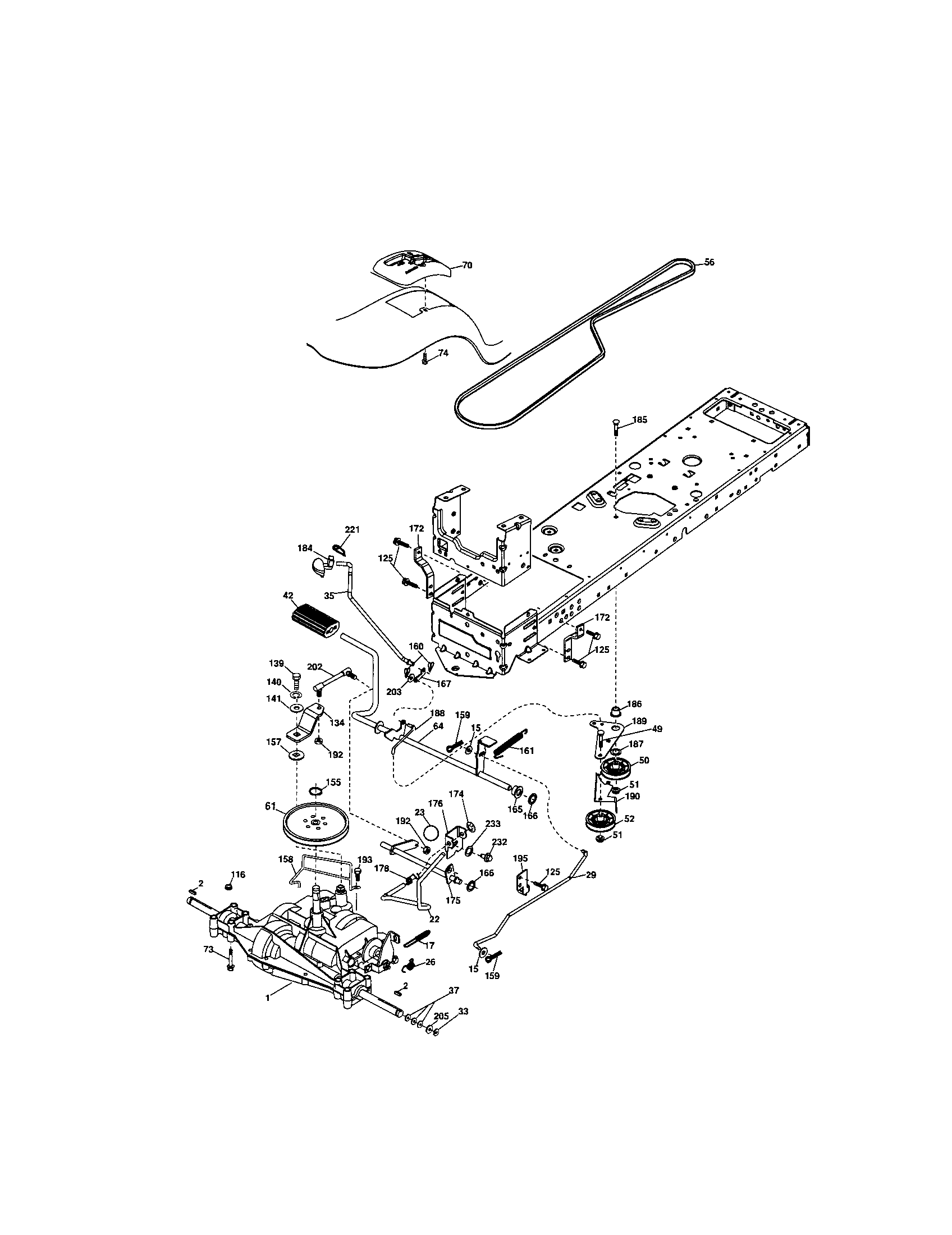 Craftsman 917288270 ground drive diagram