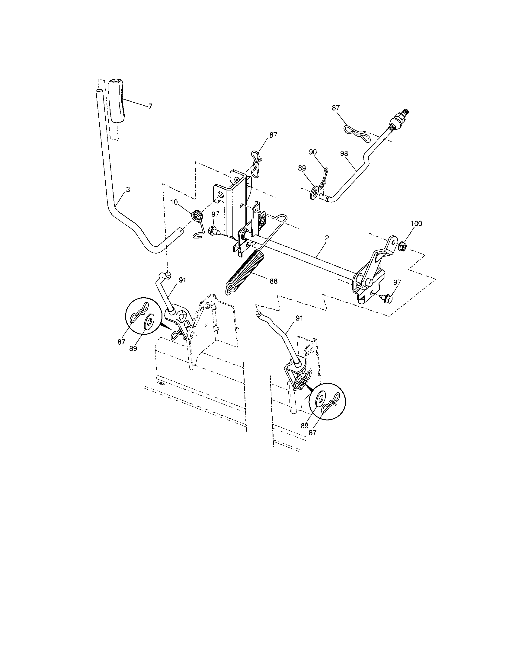 Craftsman 917288271 lift diagram