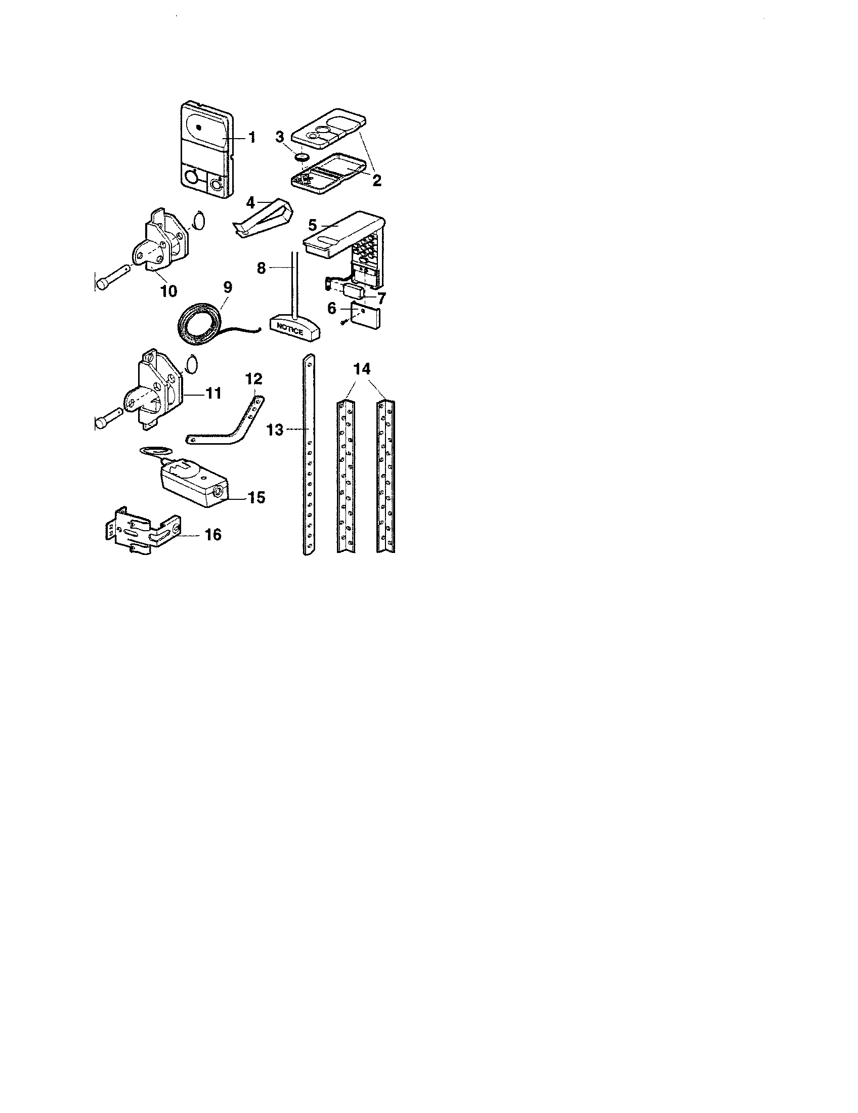 Craftsman 1395398511 installation parts diagram