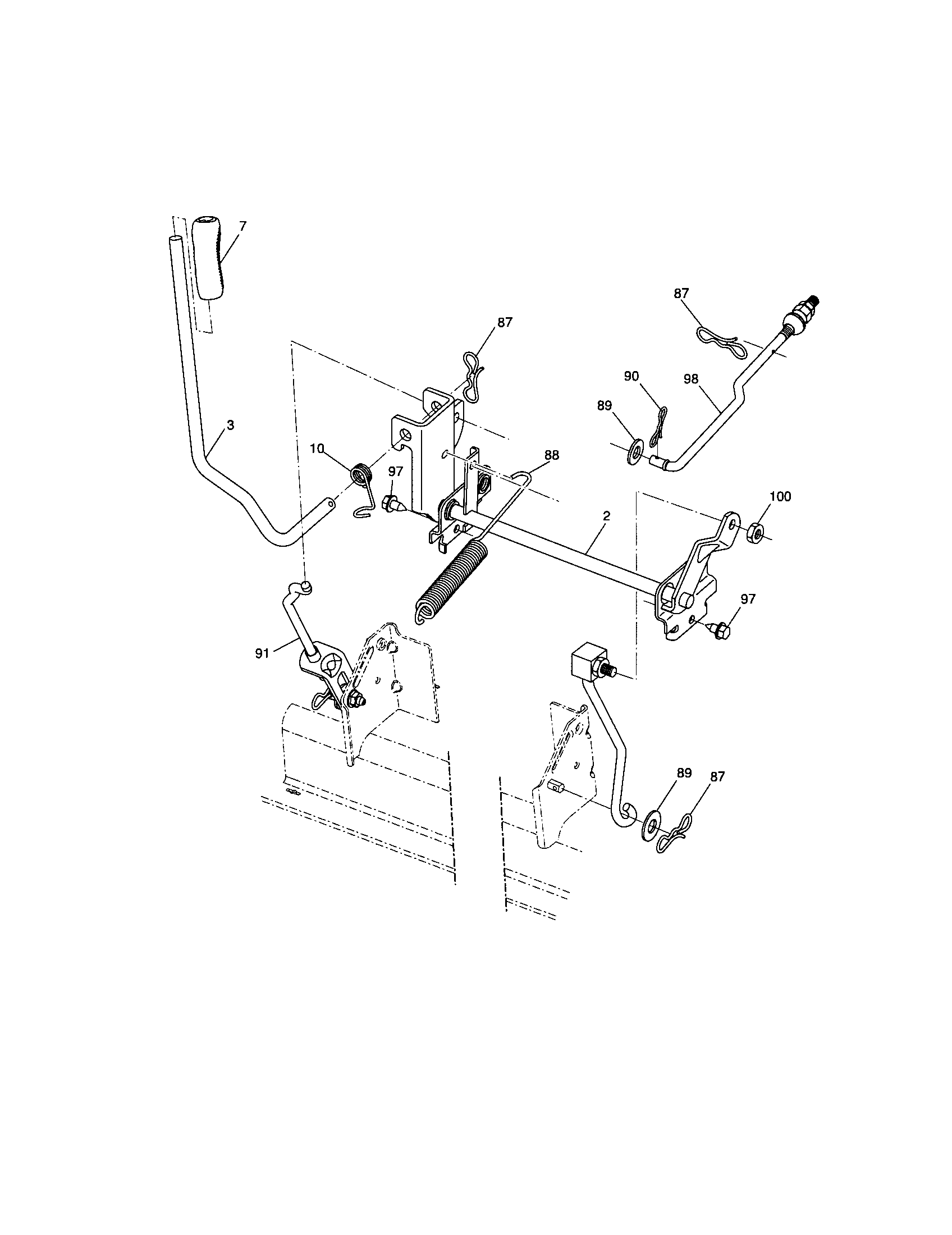 Craftsman 917288341 lift diagram