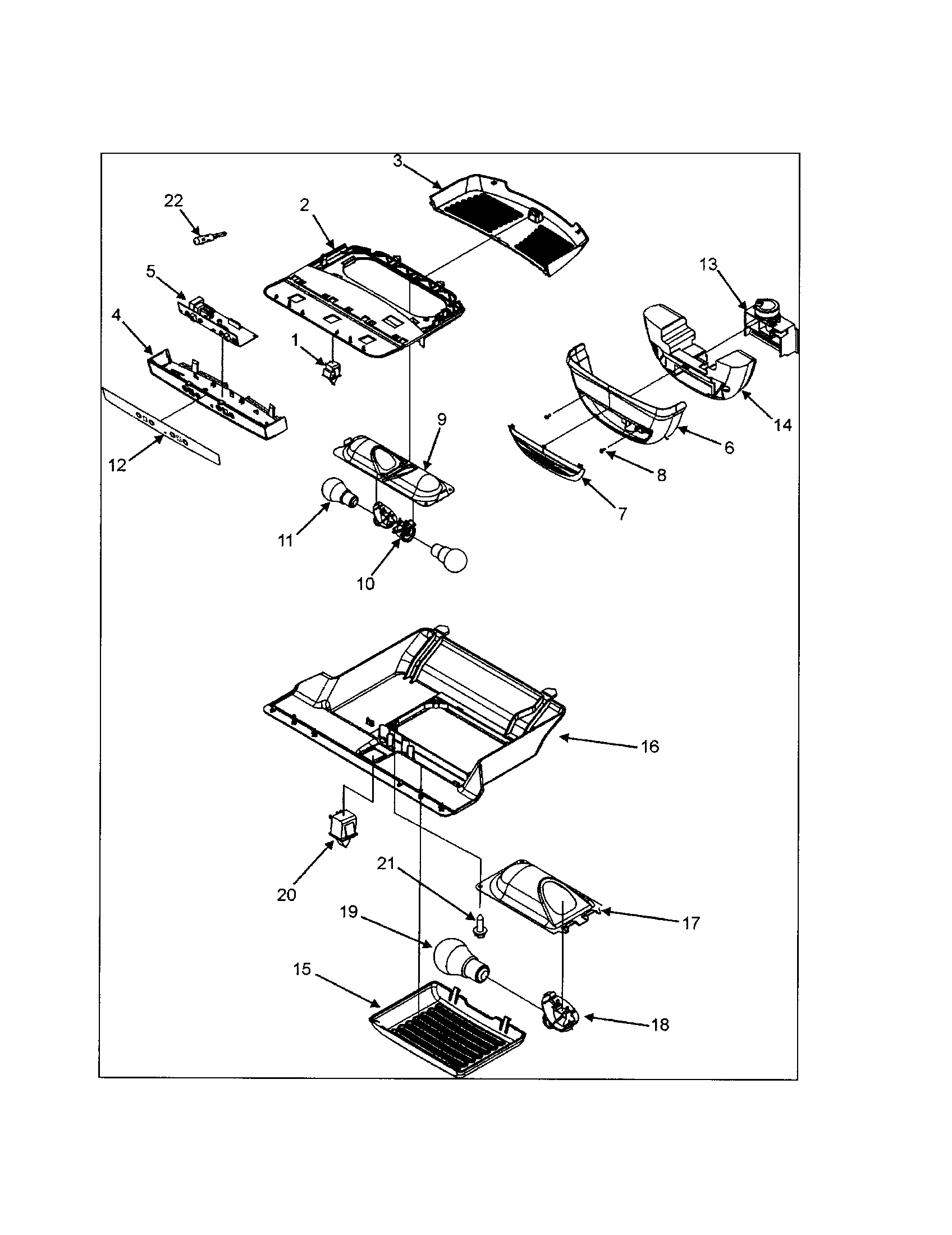 Amana ABD2533DES0 controls diagram