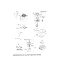 Craftsman 917376593 rewind starter/starter motor diagram