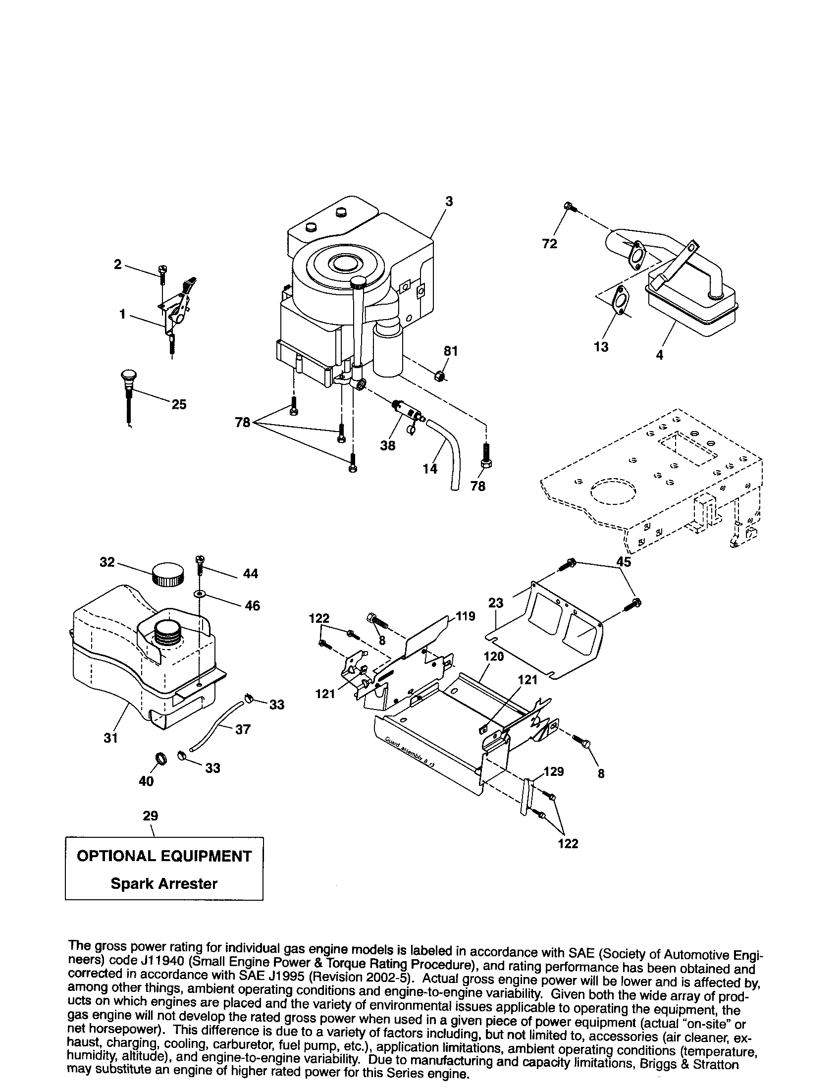 Craftsman 917253101 engine diagram