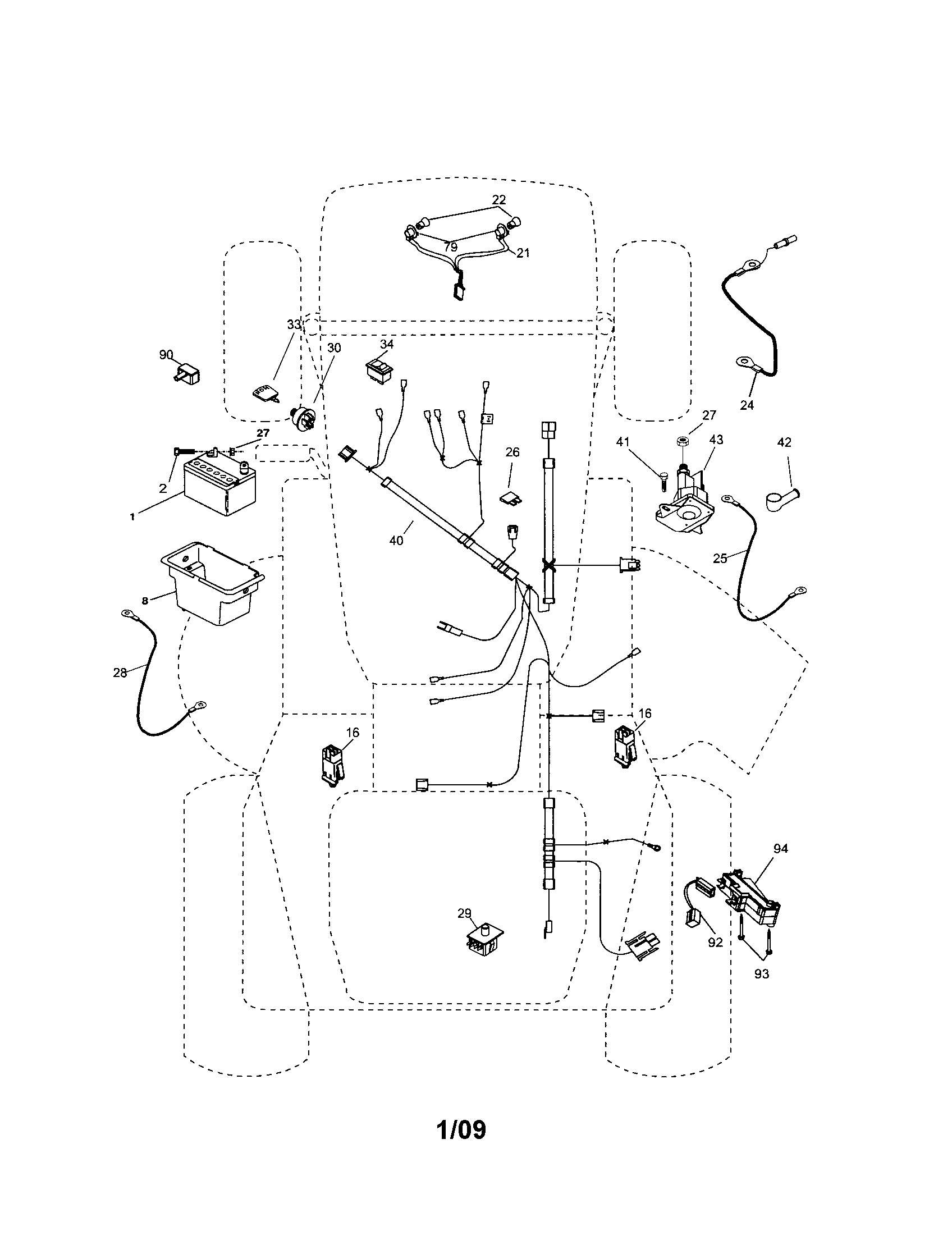 Craftsman 917253132 electrical diagram