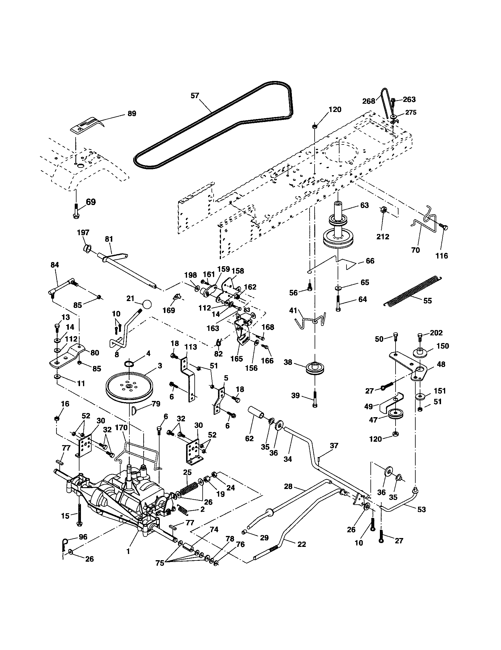 Craftsman 917253132 drive diagram