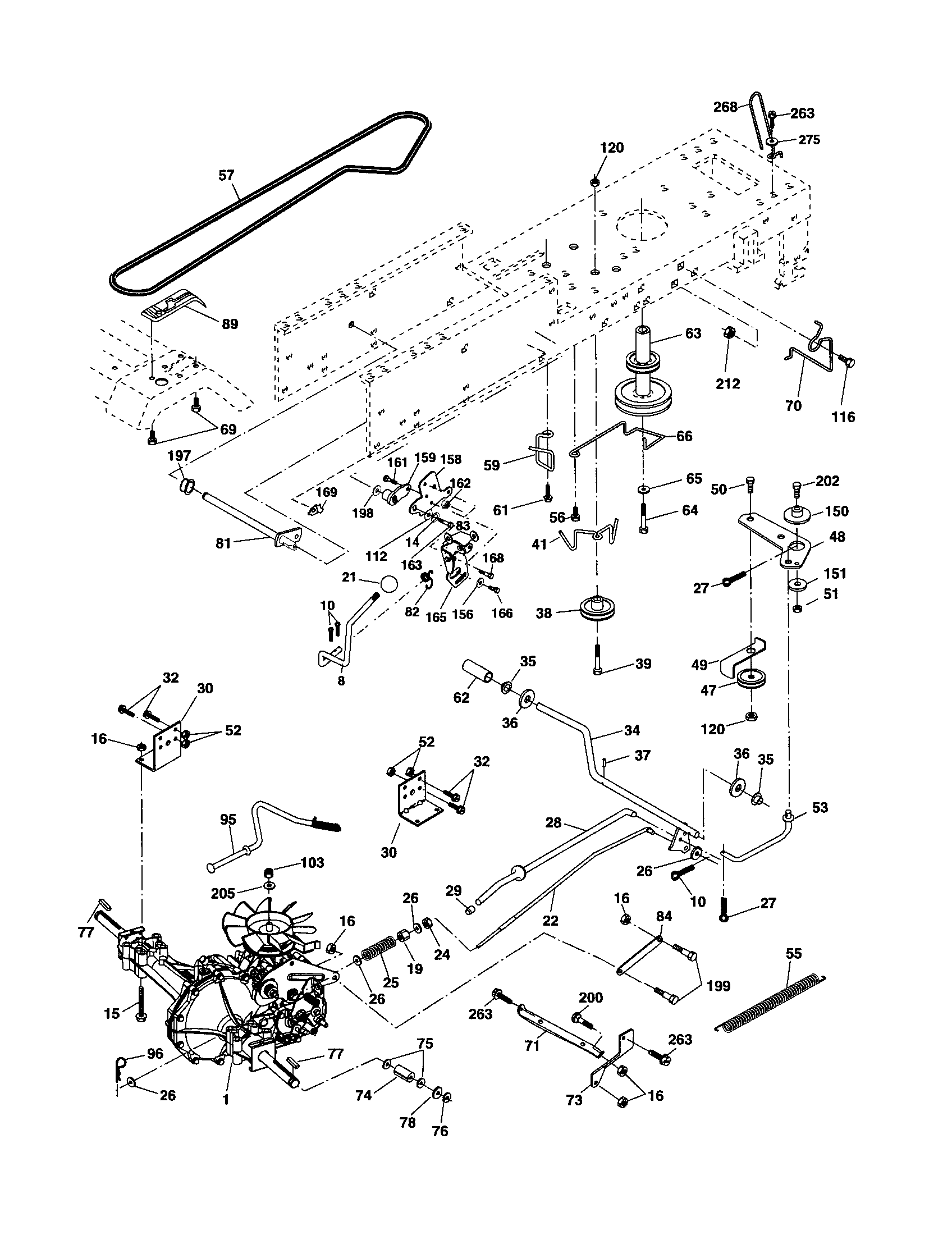 Craftsman 917253140 ground drive diagram