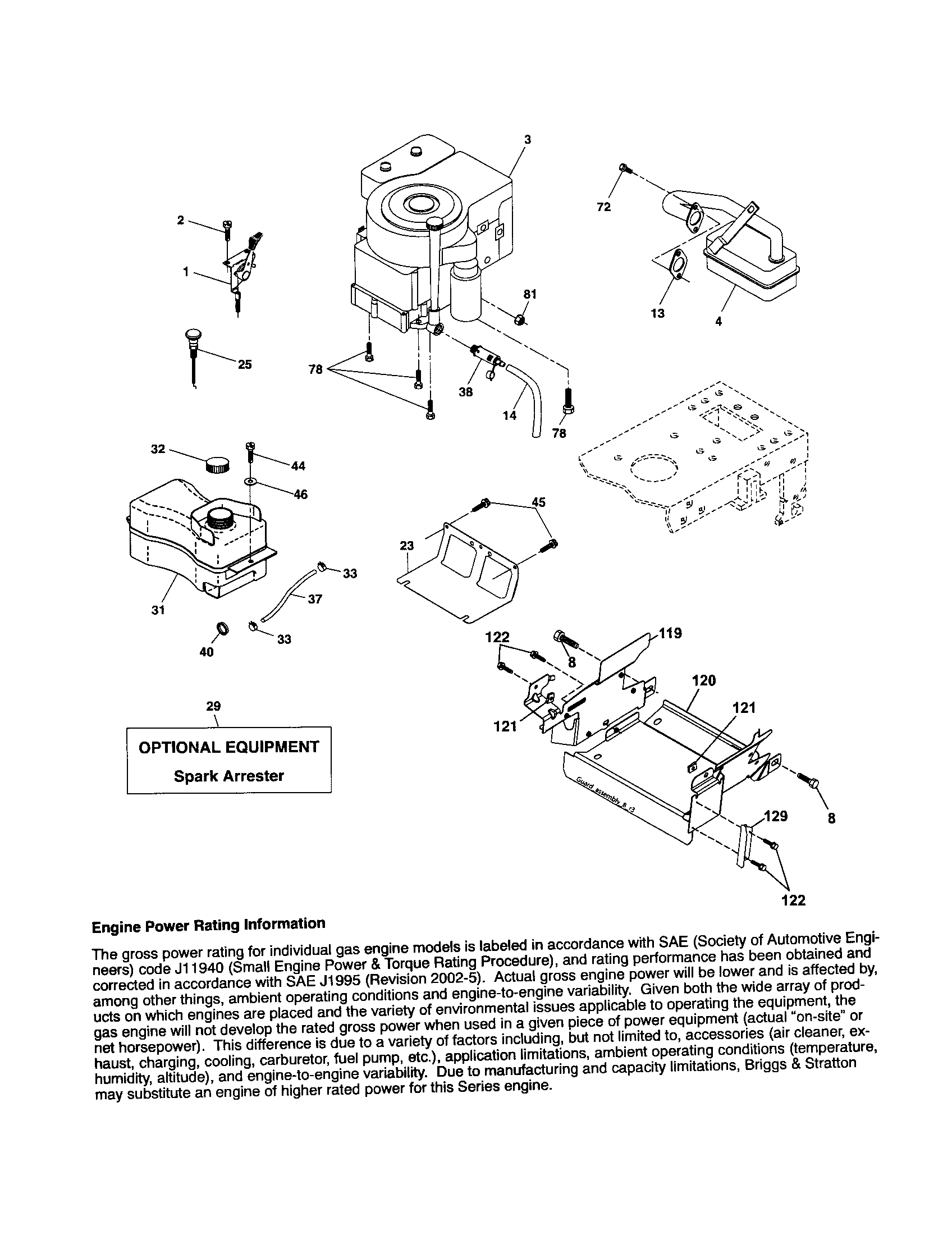 Craftsman 917253140 engine diagram