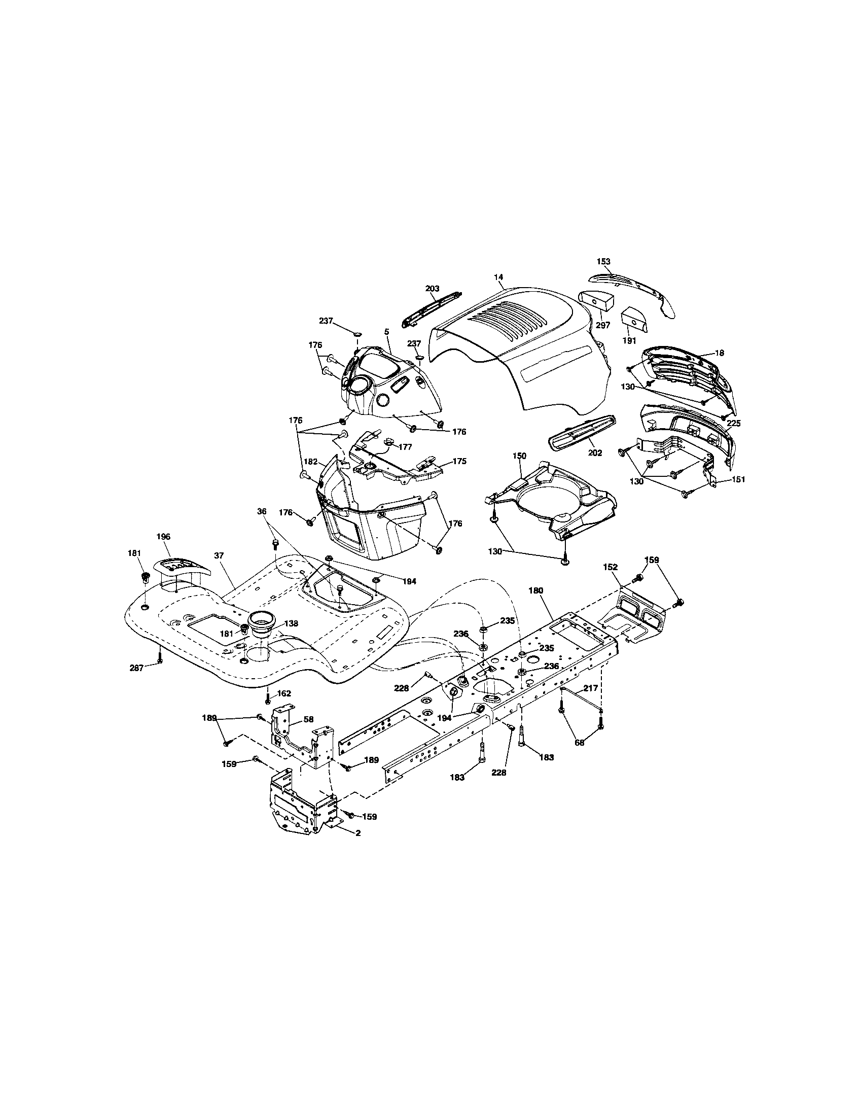 Craftsman 917289070 chassis diagram