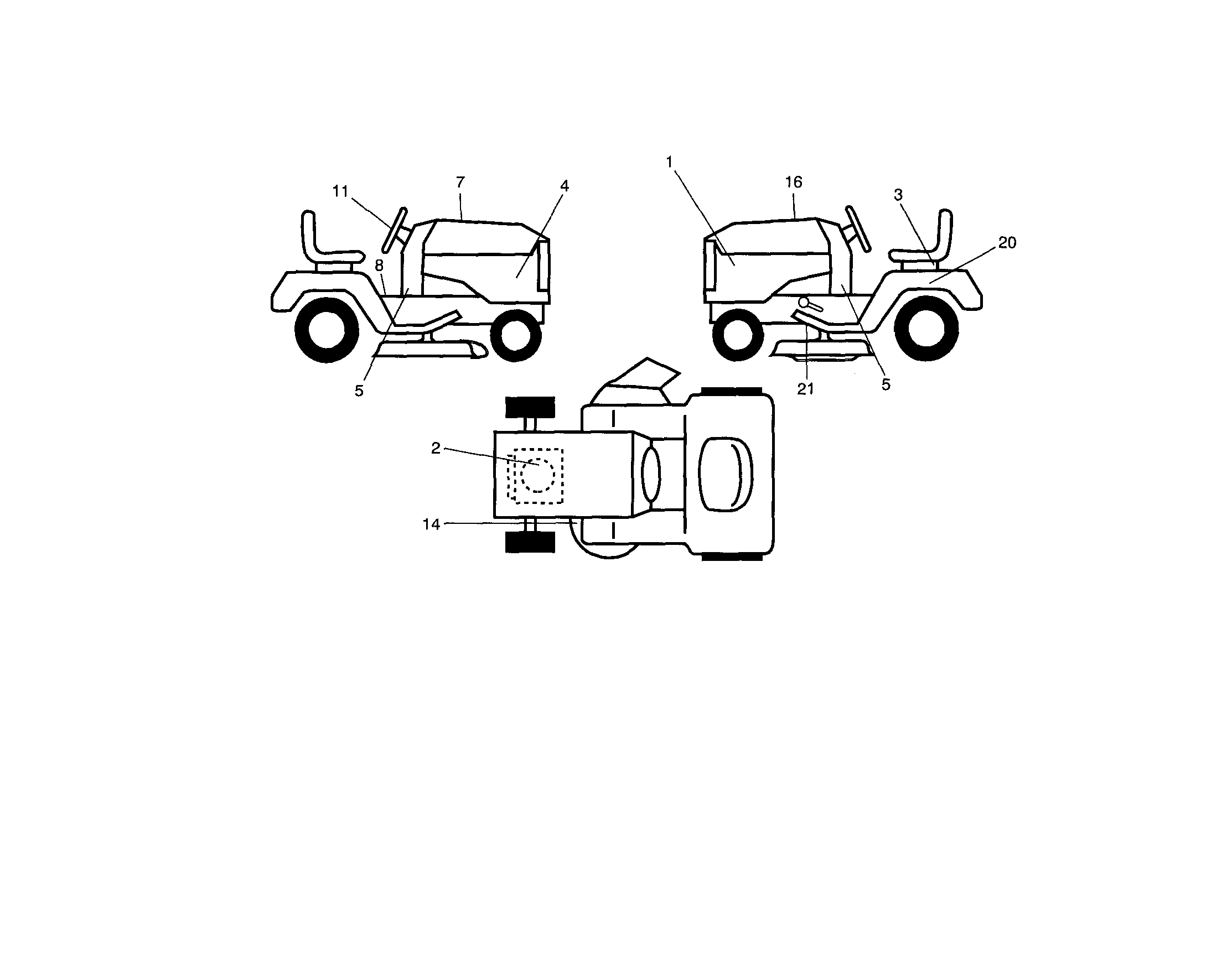 Craftsman 917289070 decals diagram
