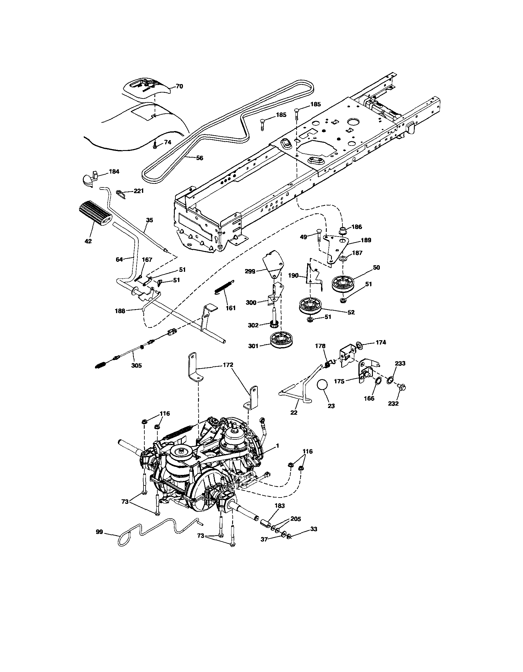 Craftsman 917289080 ground drive diagram