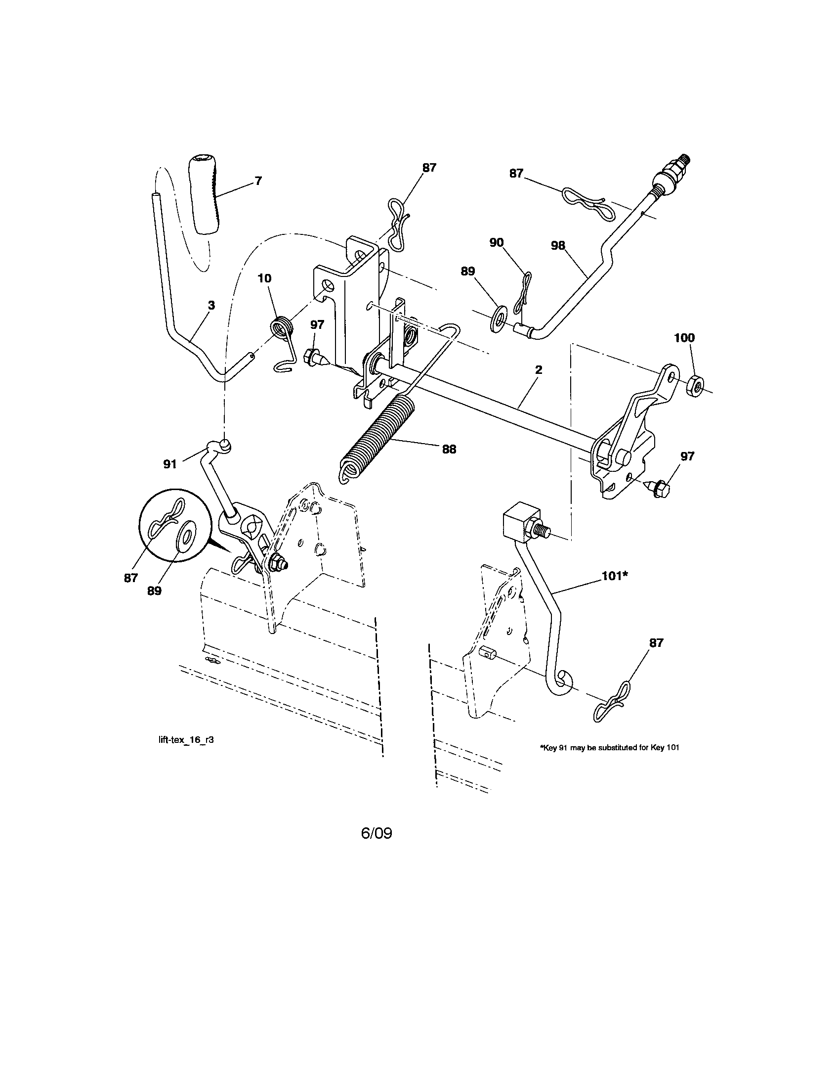 Craftsman 917289080 lift diagram