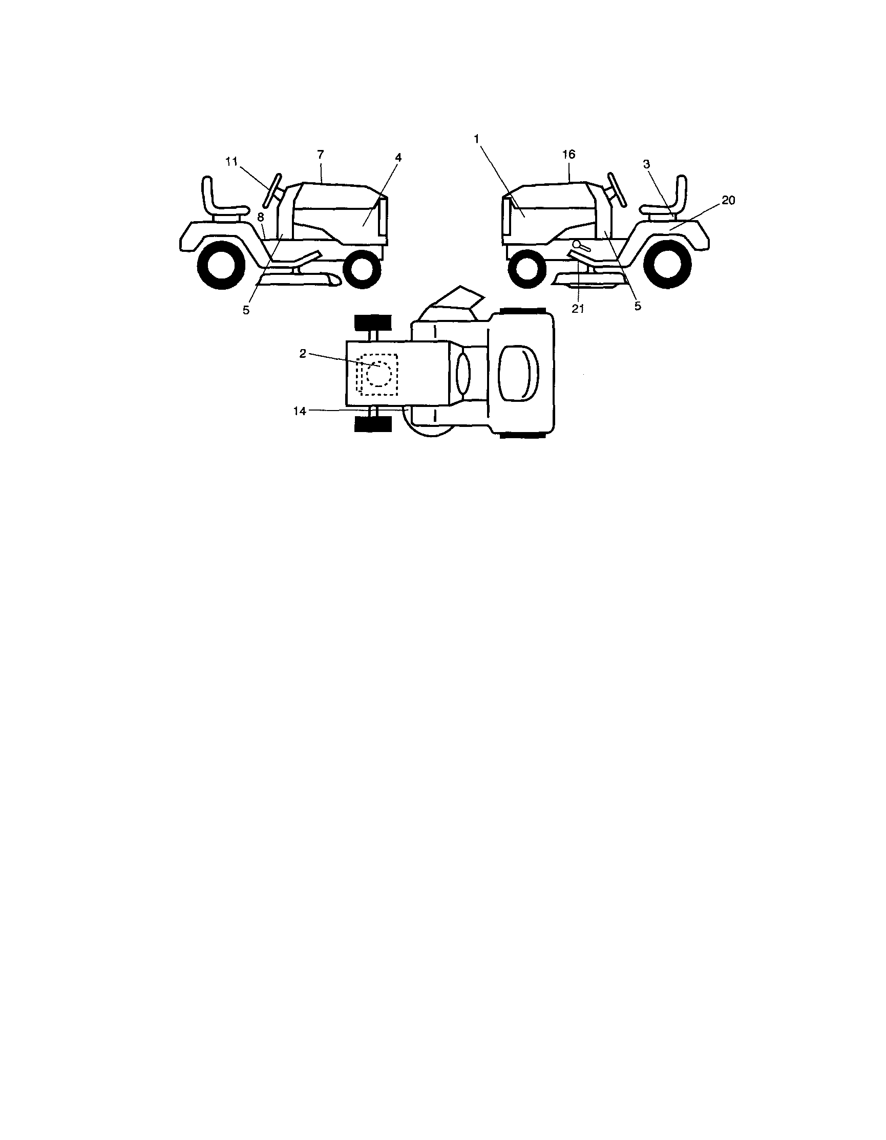 Craftsman 917289080 decals diagram