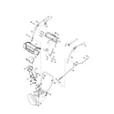 MTD 31AM62EE799 handles/lower chute diagram