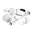 Craftsman 917376540 drive control/gear case/wheels diagram