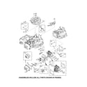 Craftsman 917374111 flywheel/head-cyliner diagram