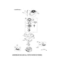 Briggs & Stratton 124L02-1307-F1 rewind starter/blower housing diagram