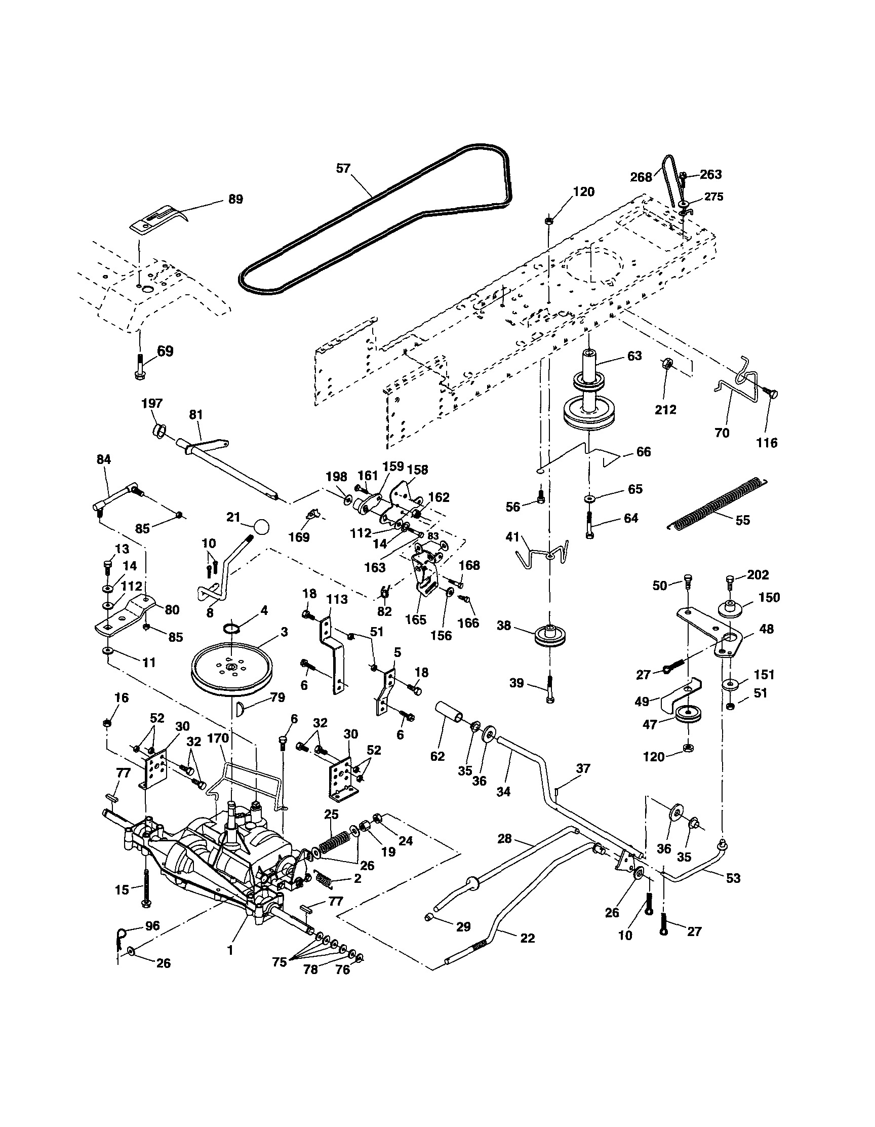 Craftsman 917253130 drive diagram