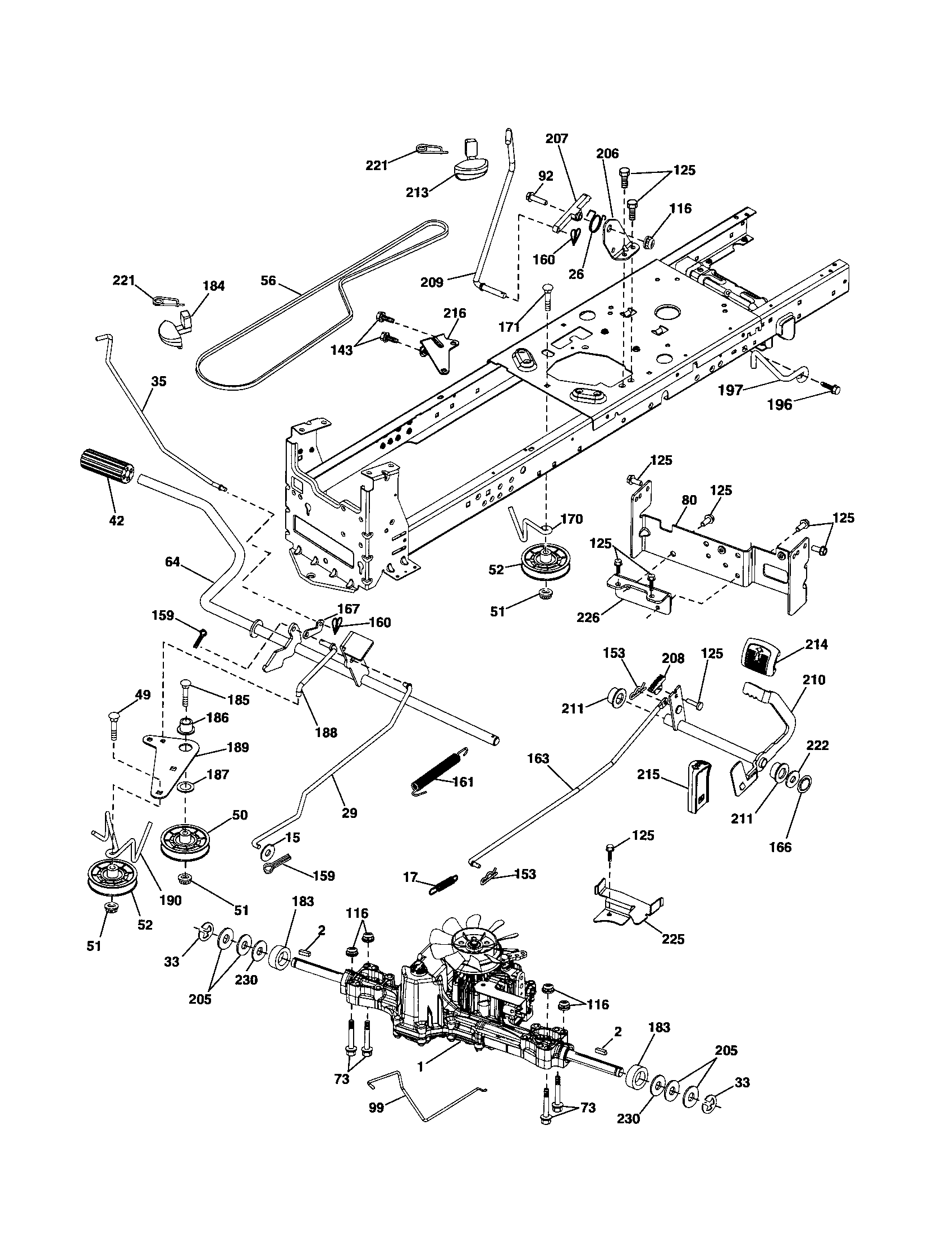 Craftsman 917253170 drive diagram