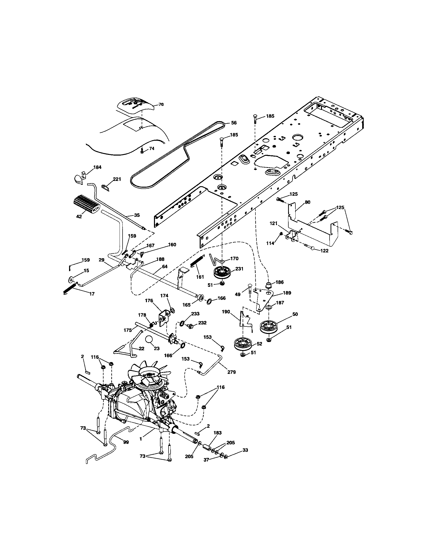 Craftsman 917289101 ground drive diagram