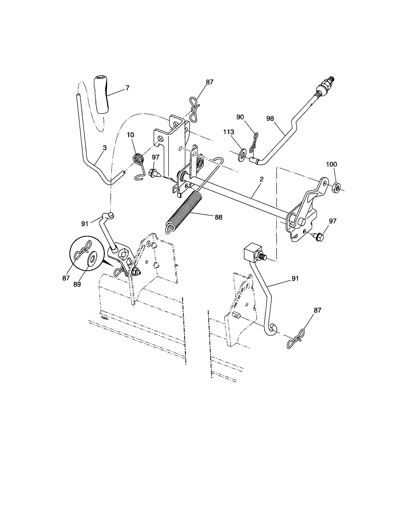 Craftsman 917289101 lift diagram
