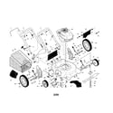 Craftsman 917389020 rotary mower diagram