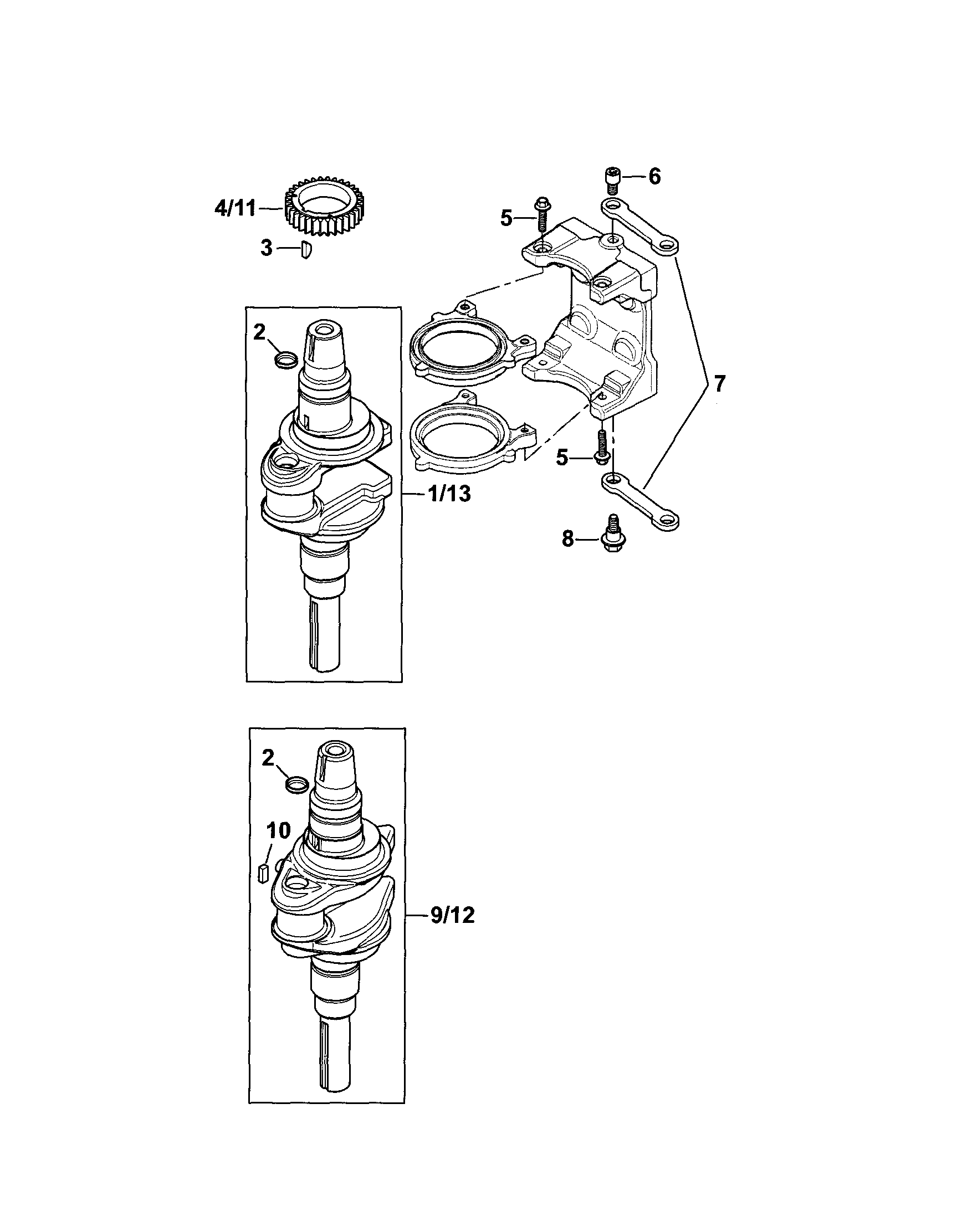 Craftsman 917289344 crankshaft diagram