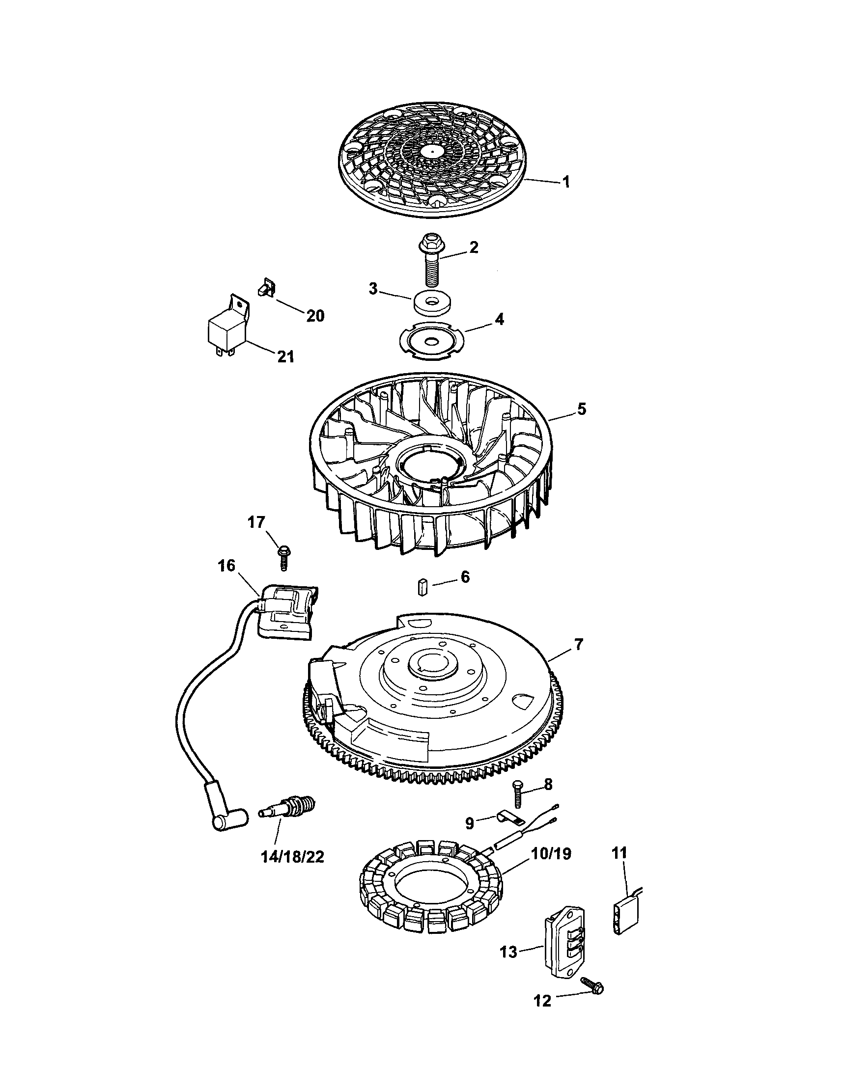 Craftsman 917289344 ignition/electrical diagram