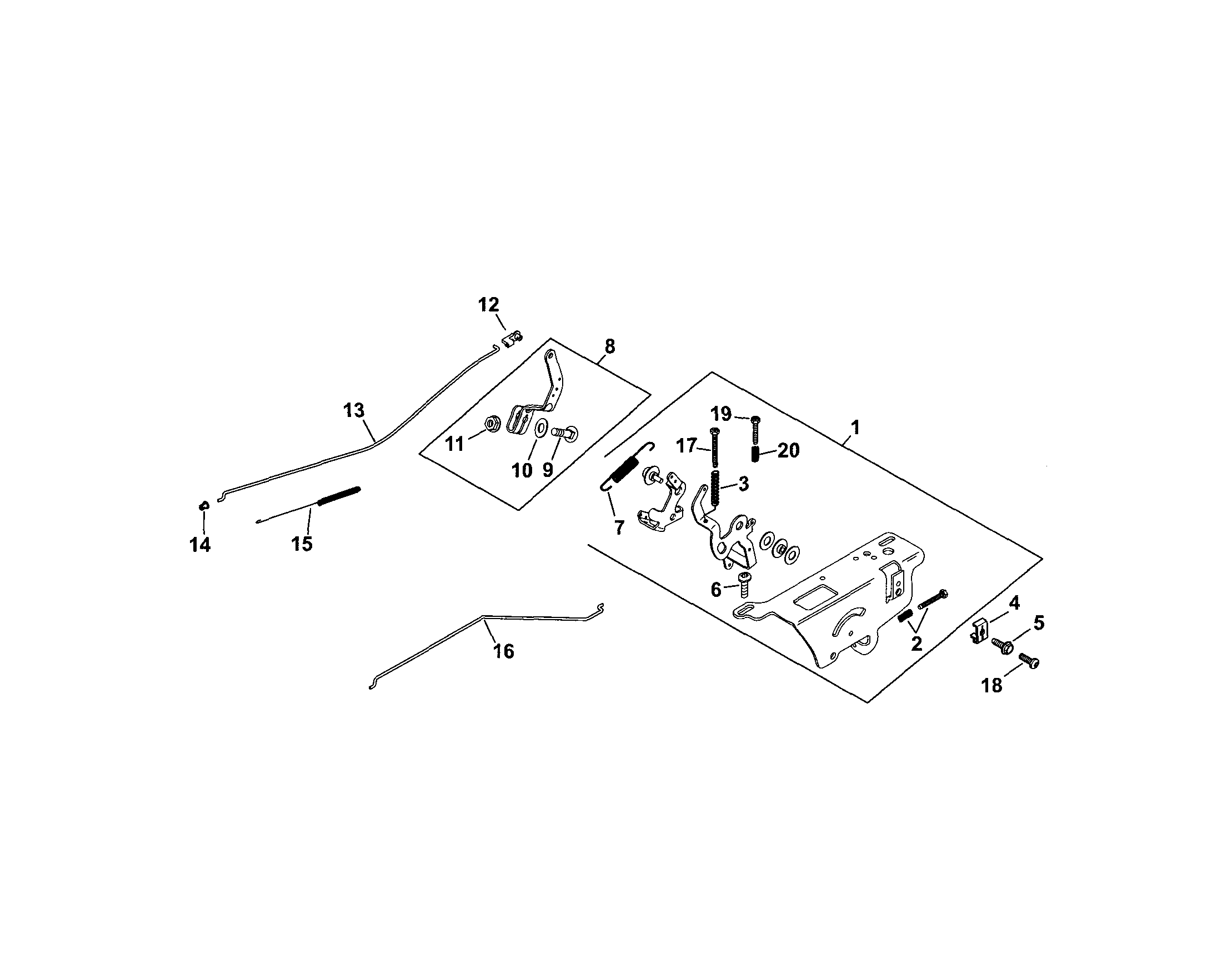 Craftsman 917289344 engine controls diagram