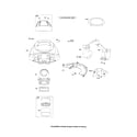 Briggs & Stratton 44L777-0128-B1 blower housing/filter-air cleaner diagram