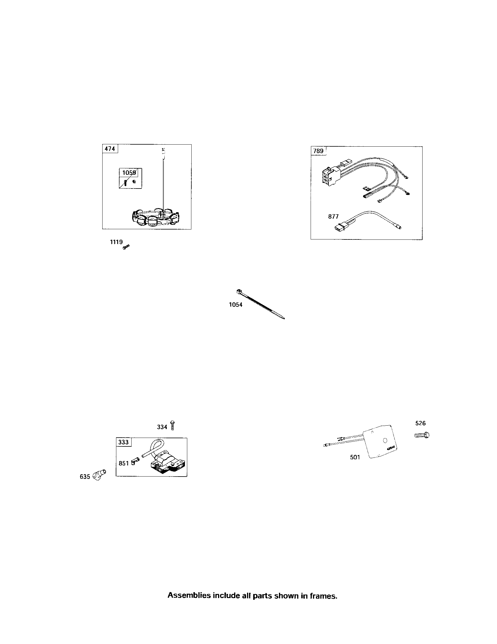 Snapper LT23420 alternator/wiring harness diagram