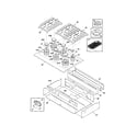 Electrolux E36GF76HPS2 main top diagram