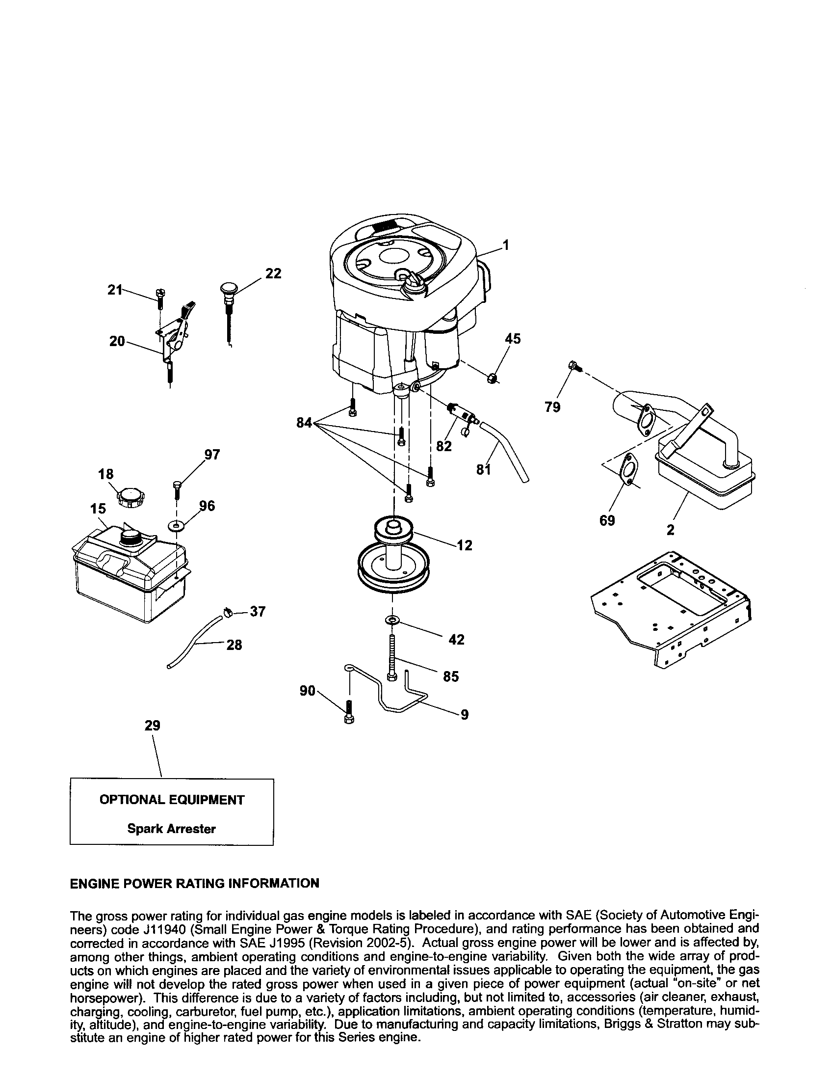Craftsman 917253660 engine diagram