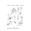 Briggs & Stratton 128L05-1305-F1 cylinder/crankshaft/sump diagram