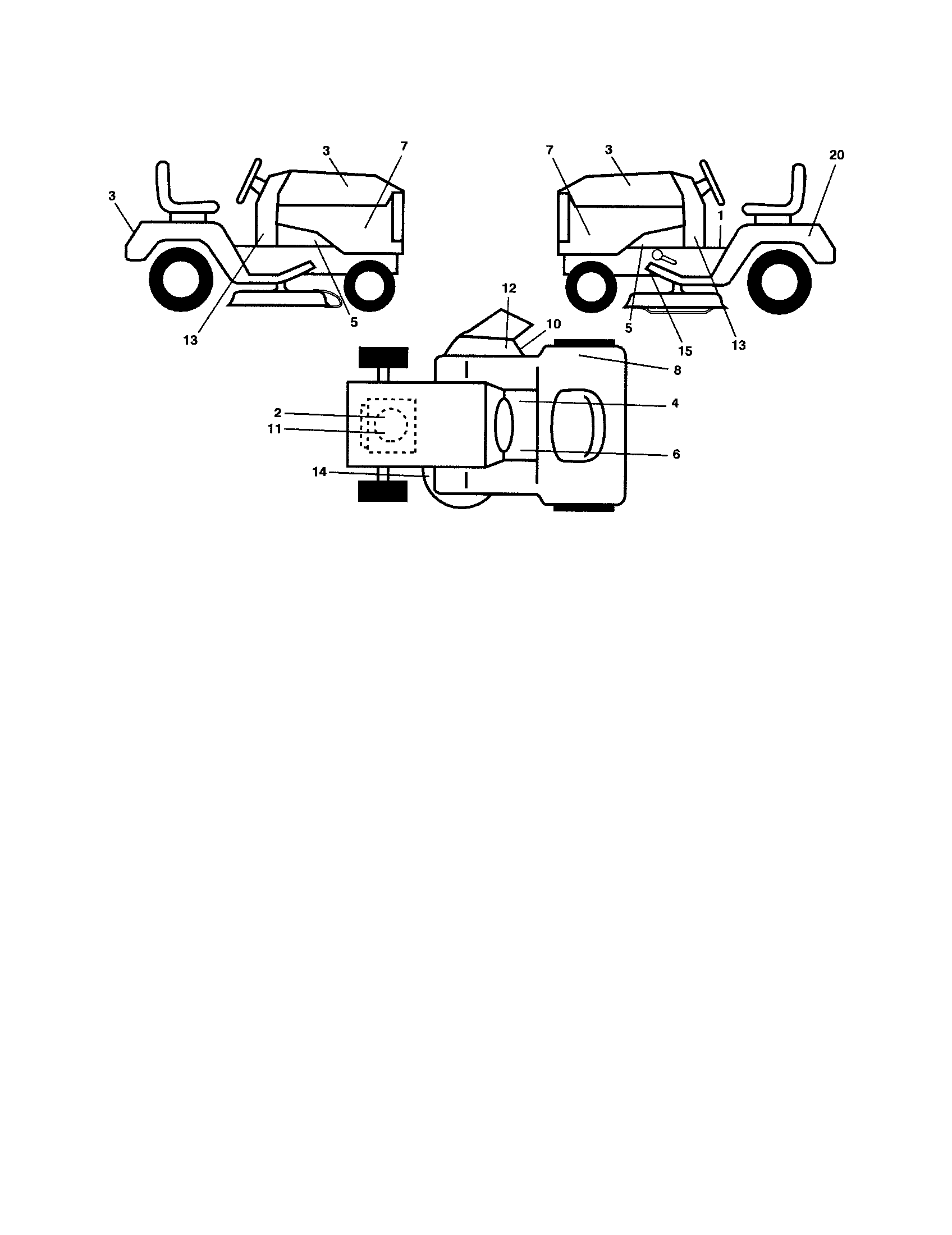 Craftsman 917253620 decals diagram