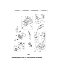 Craftsman 917376401 cylinder/crankshaft/sump diagram