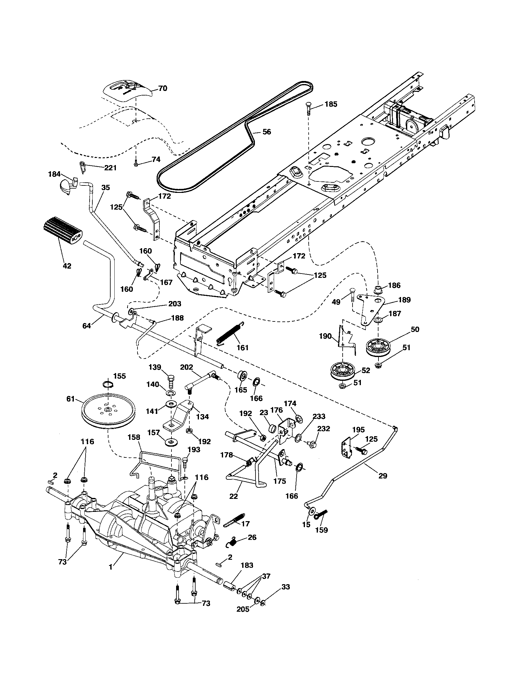 Craftsman 917254130 drive diagram