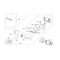 Samsung WF448AAP/XAC panel control diagram