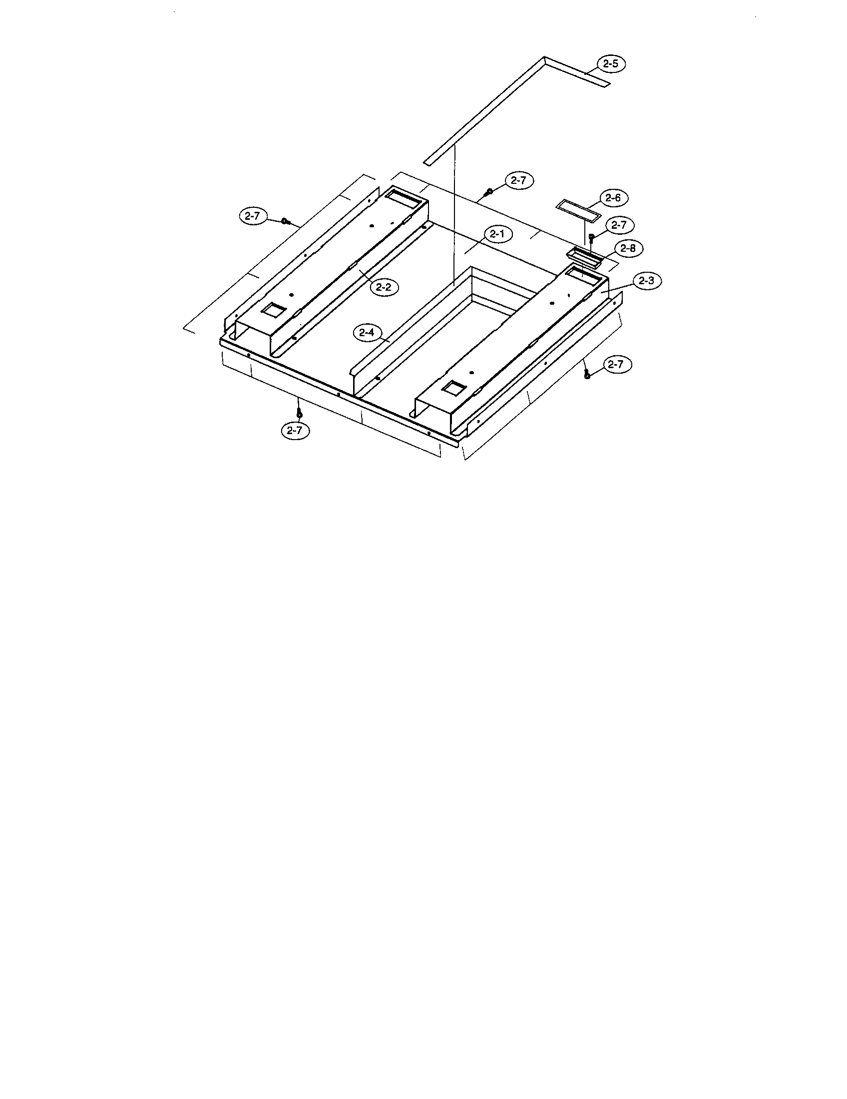 Sharp KB-6025MW bottom cover diagram