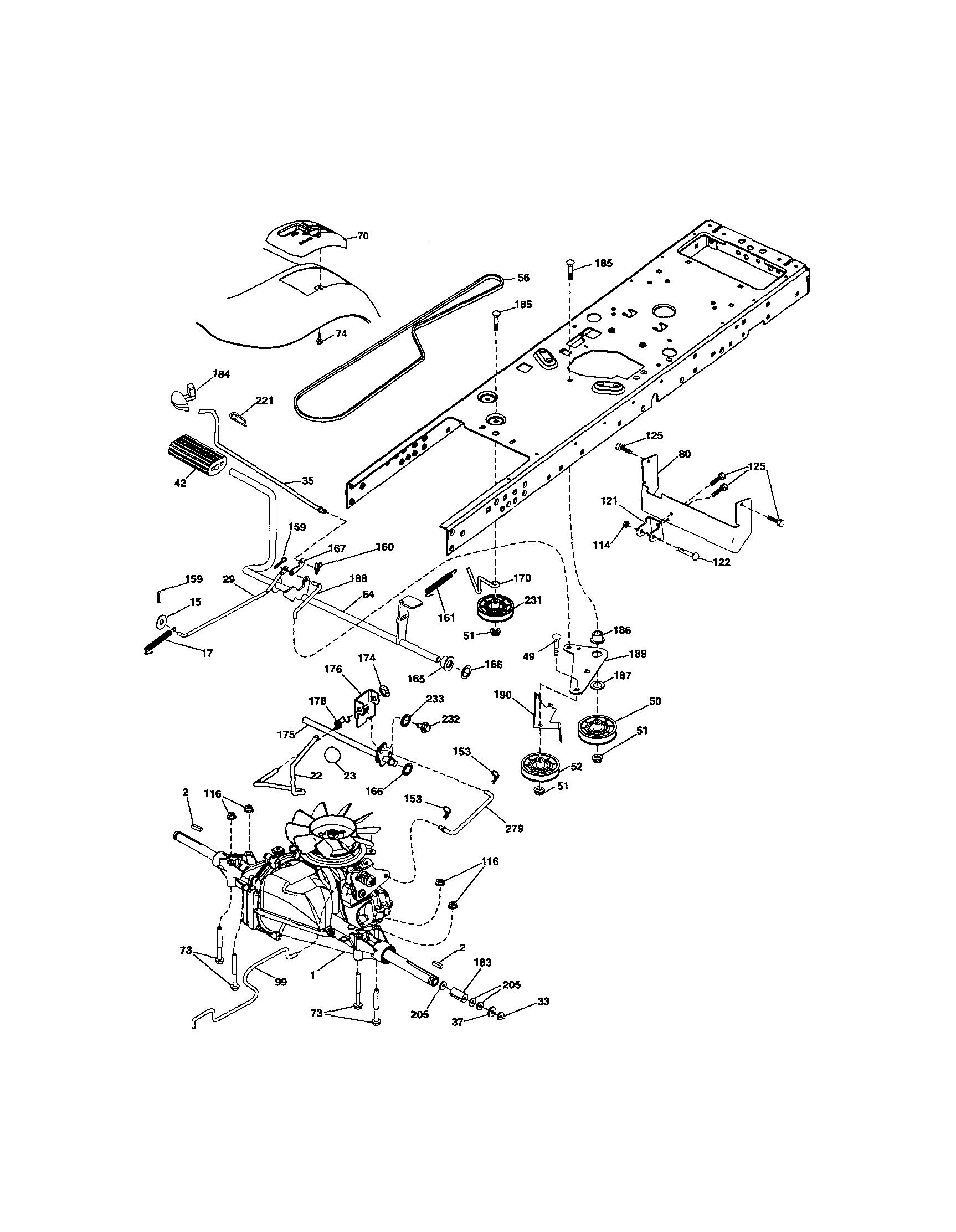 Craftsman 917289102 ground drive diagram