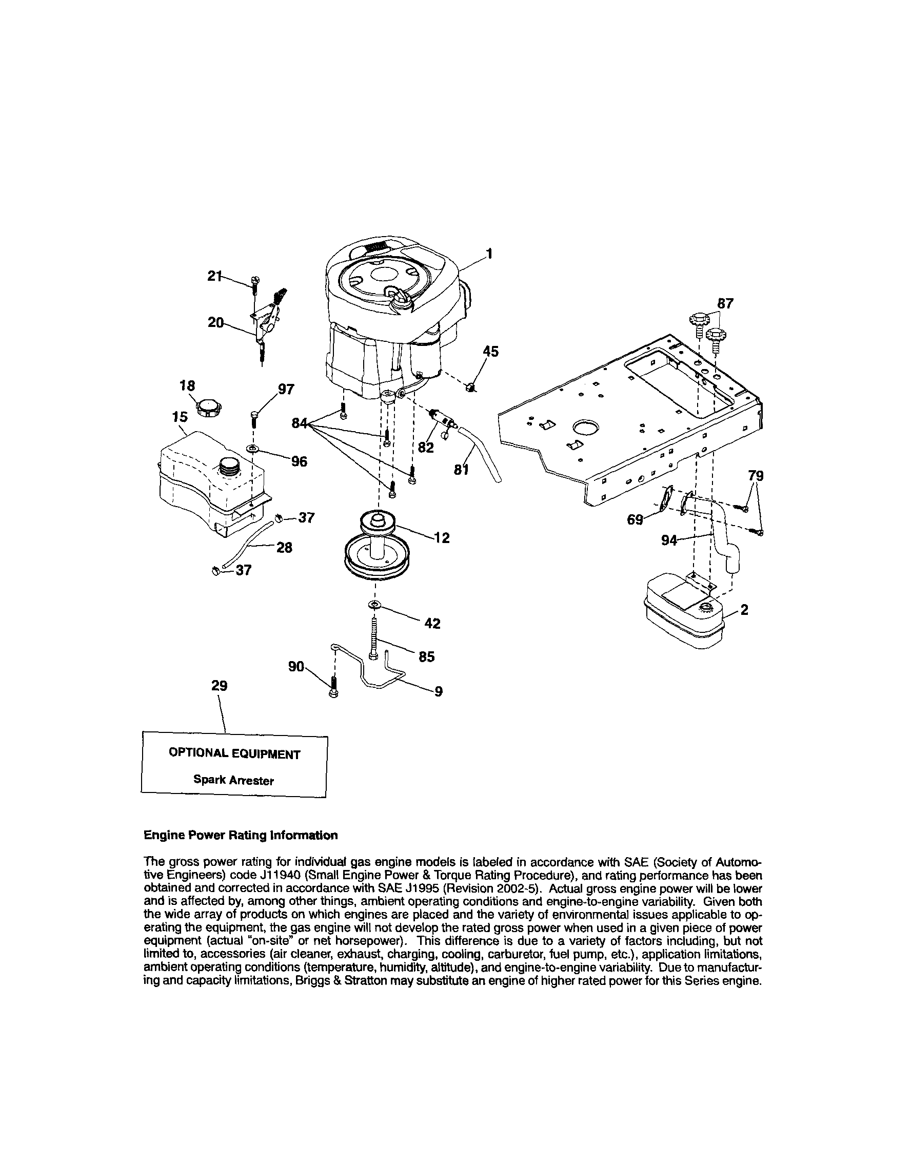 Craftsman 917289102 engine diagram