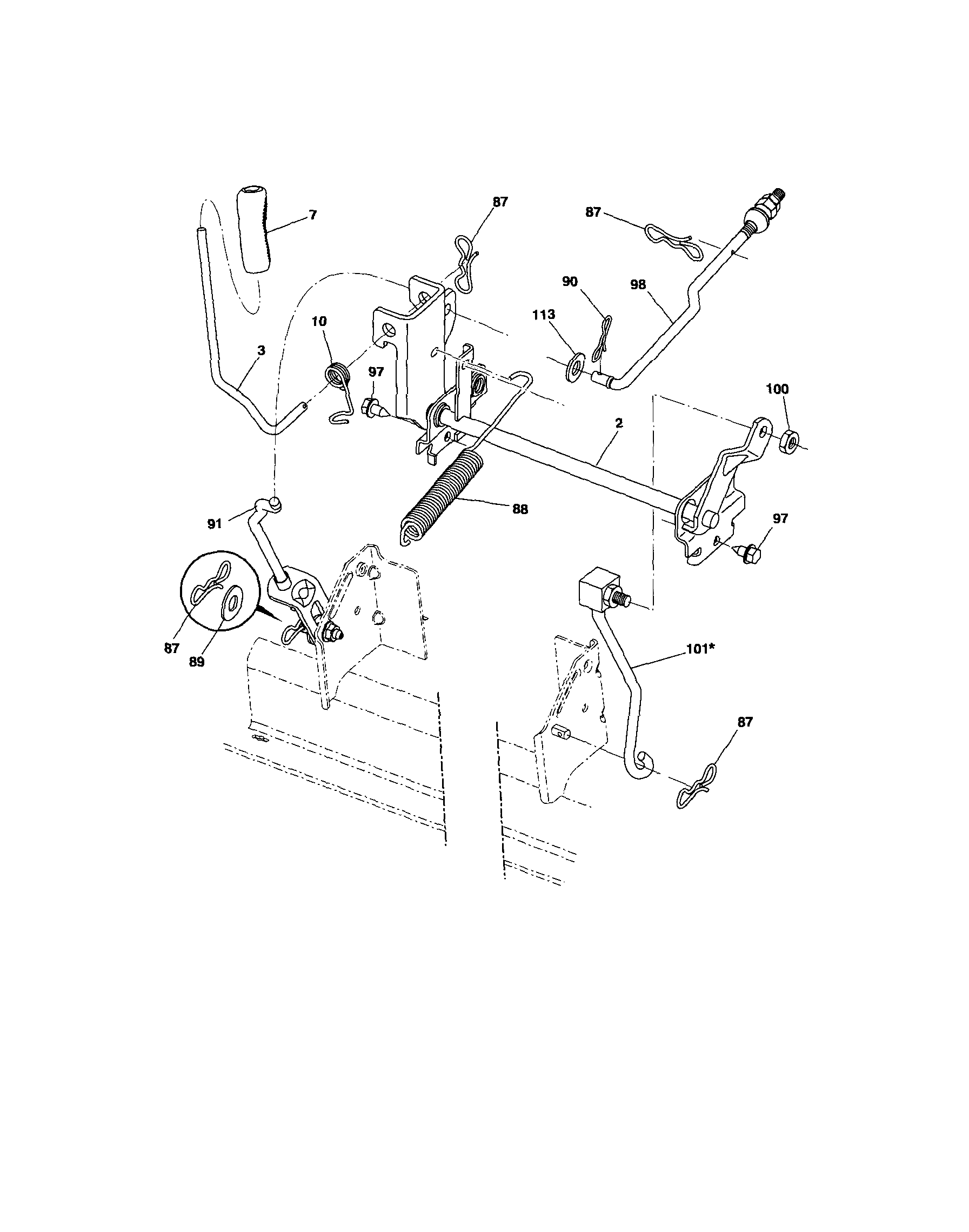 Craftsman 917289102 lift diagram