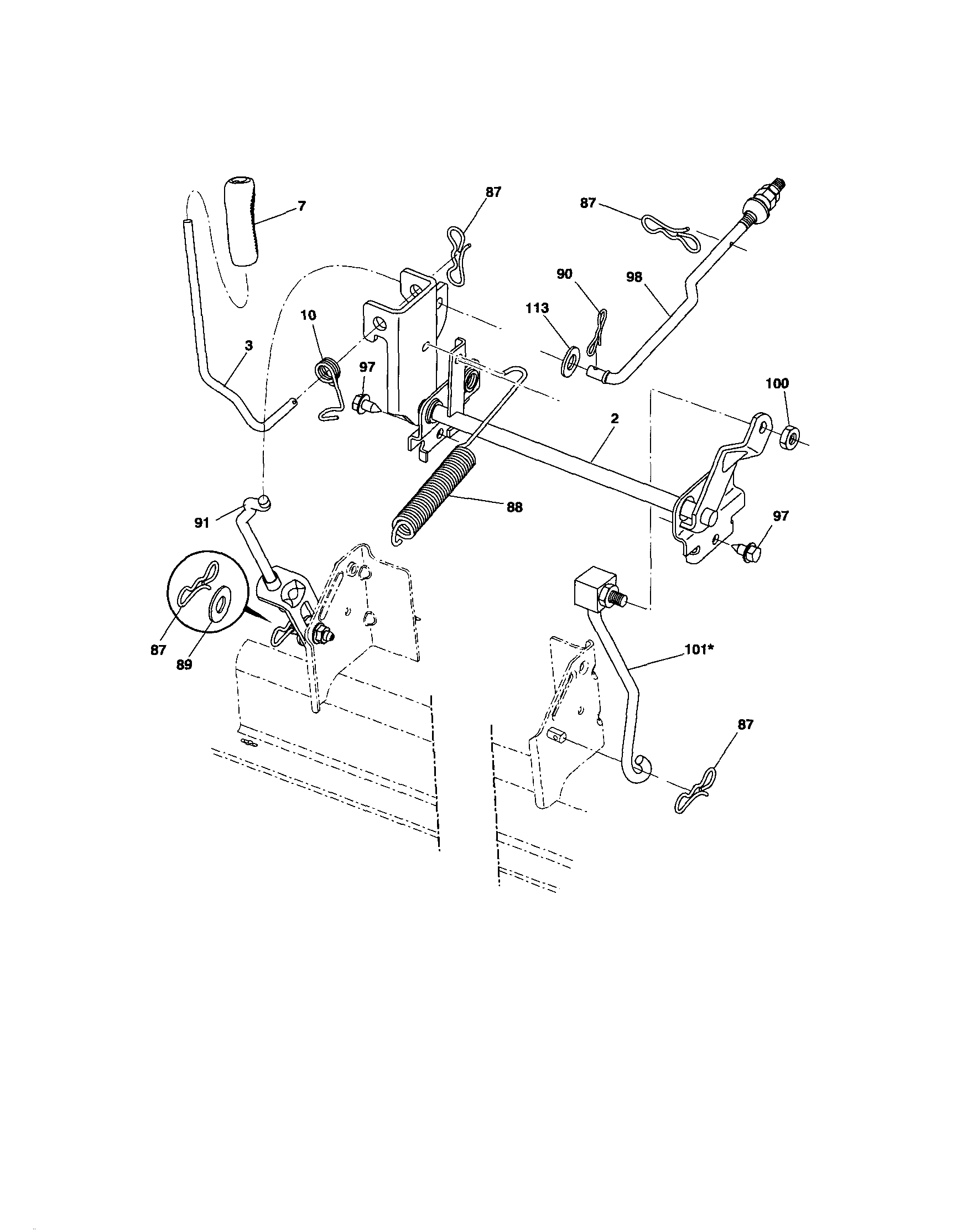 Craftsman 917289251 lift diagram